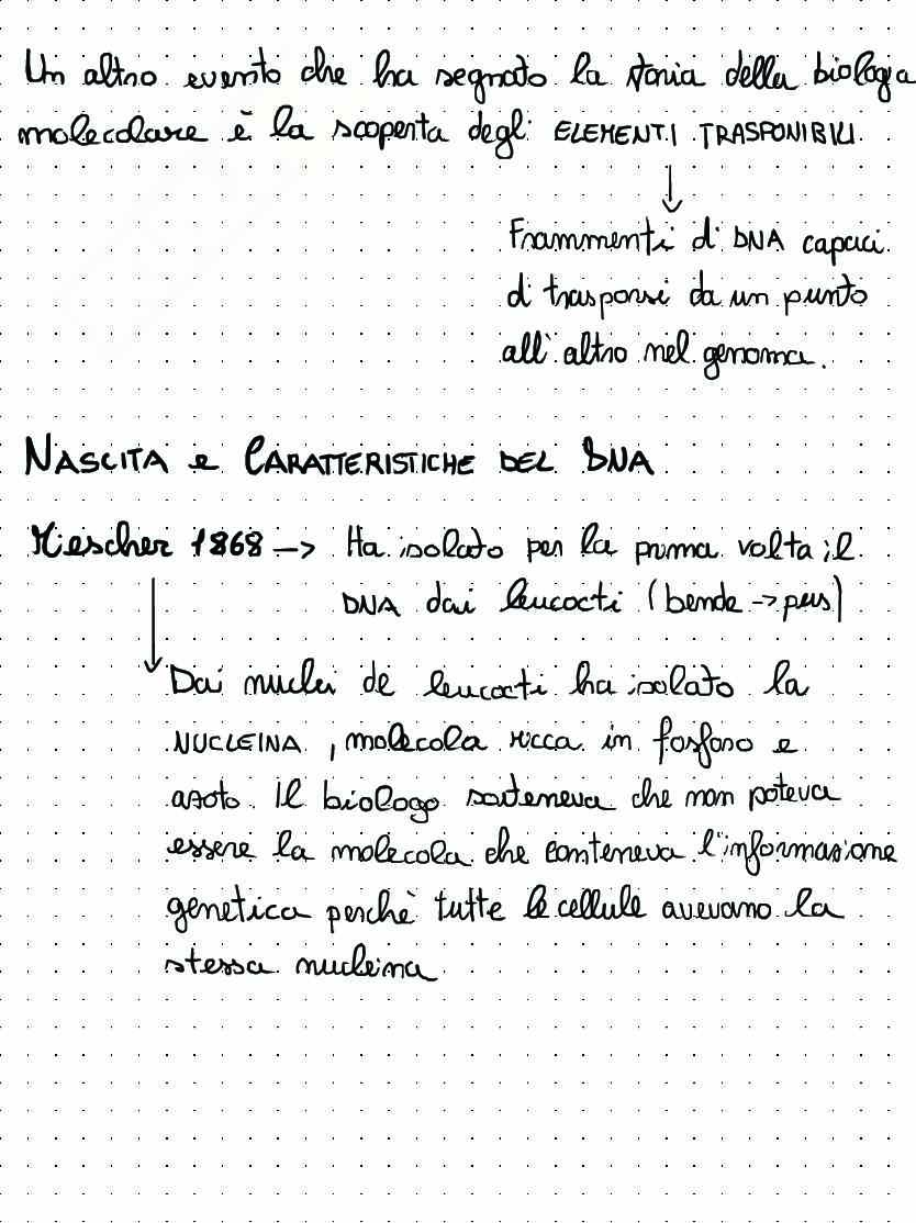 Introduzione Biologia molecolare Pag. 6