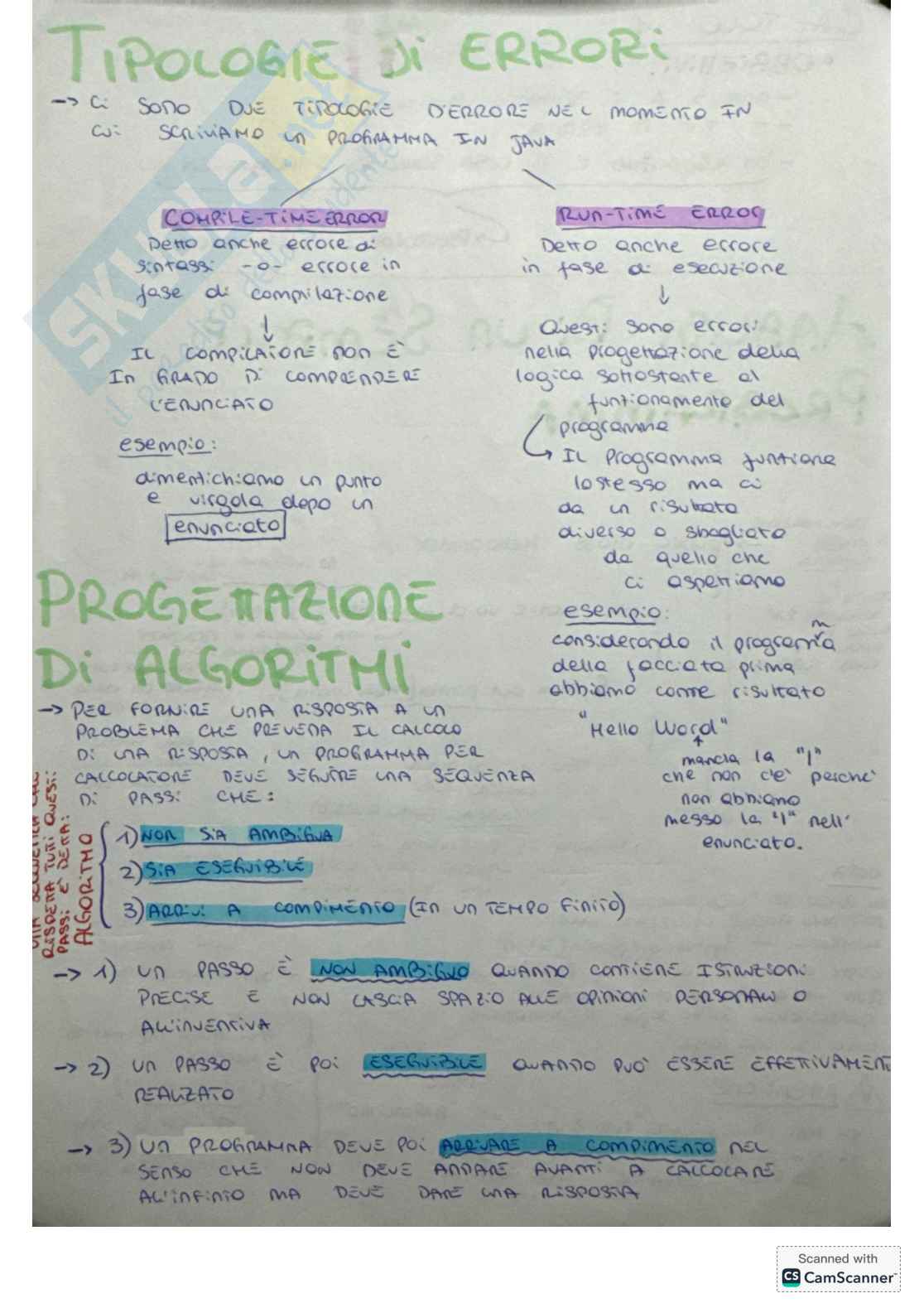 Schemi Fondamenti di informatica - Capp. 1-3 Pag. 2