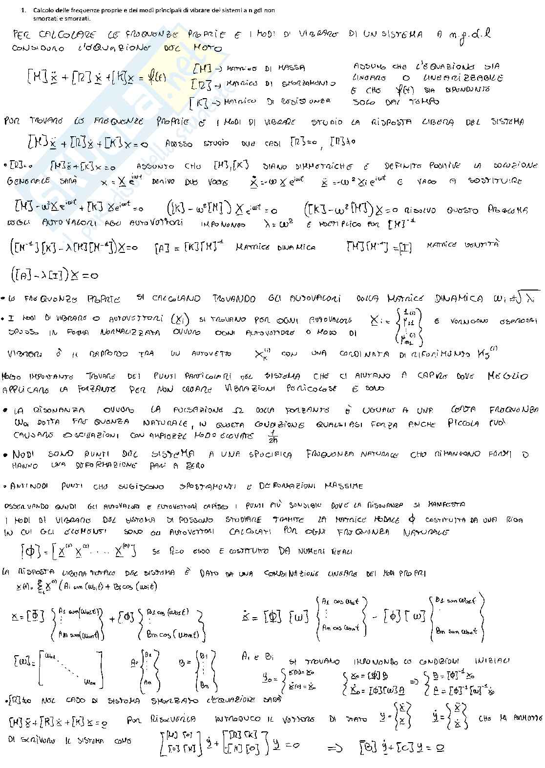 Risposte alle domande aperte della 2 parte dell’esame di Modellistica e simulazione dei sistemi meccanici Pag. 2