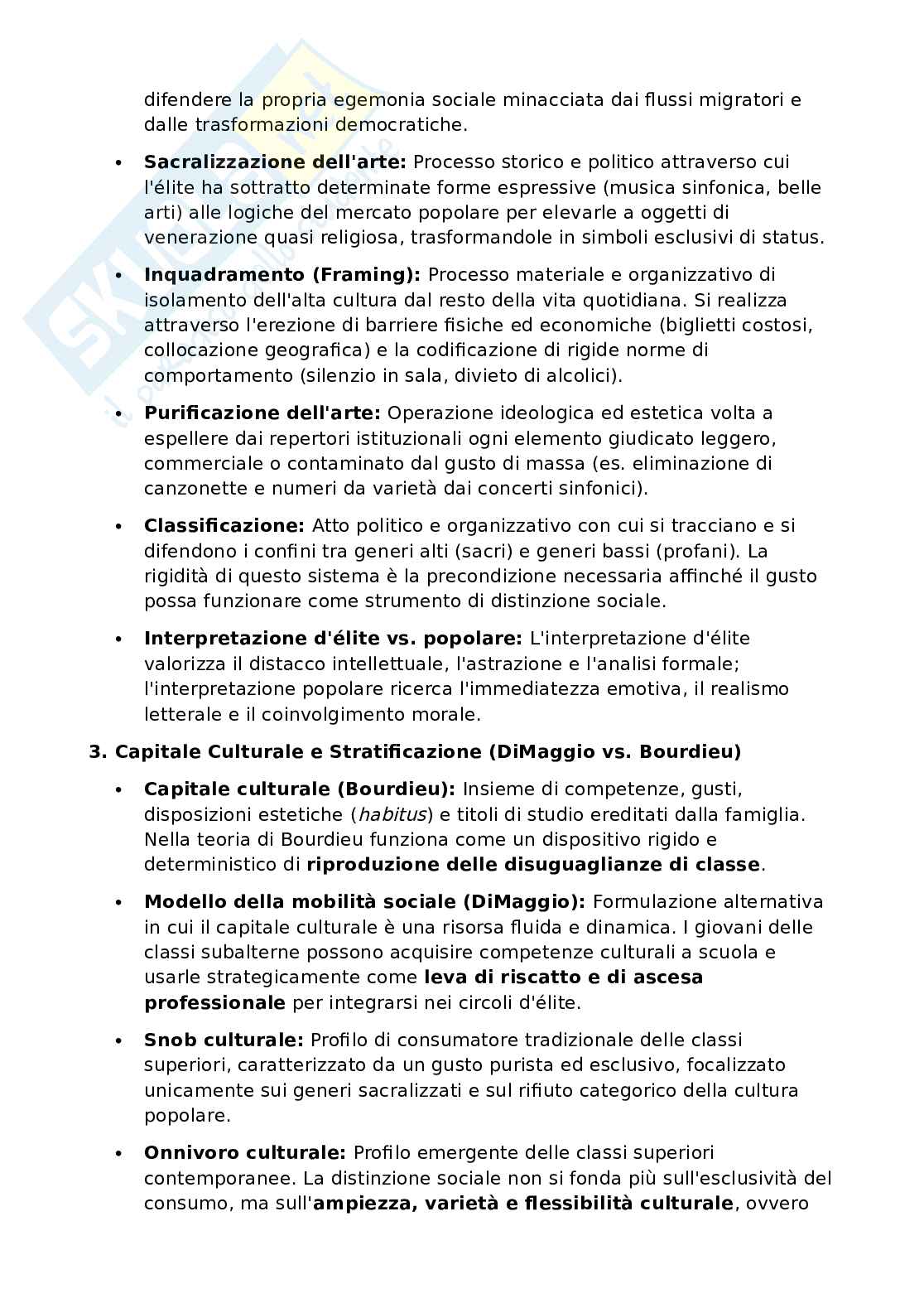 Riassunto esame Organizzazione e Economia dello Spettacolo, Prof. Biagiotti Andrea, libro consigliato  Organizzare la cultura. Imprenditoria, istituzioni e beni culturali, DiMaggio Pag. 26