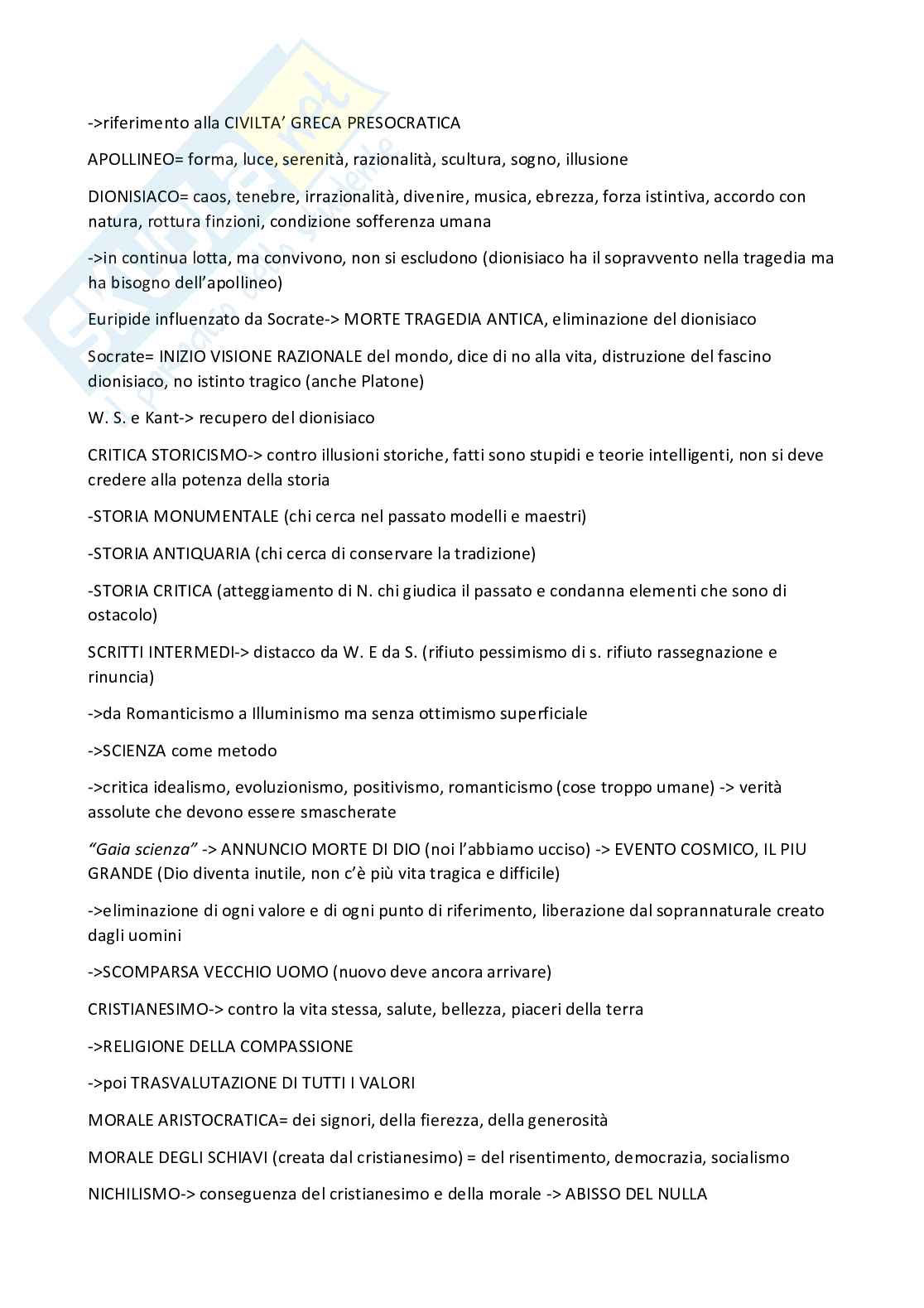 Filosofia contemporanea Pag. 6