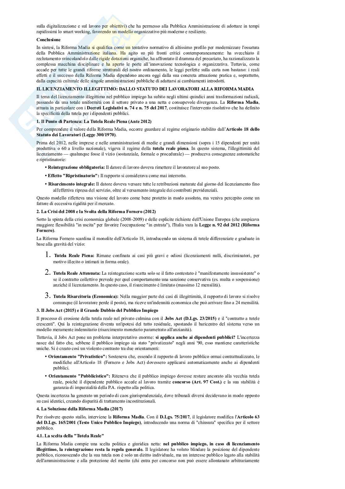 Rapporto di lavoro nel settore pubblico  Pag. 11