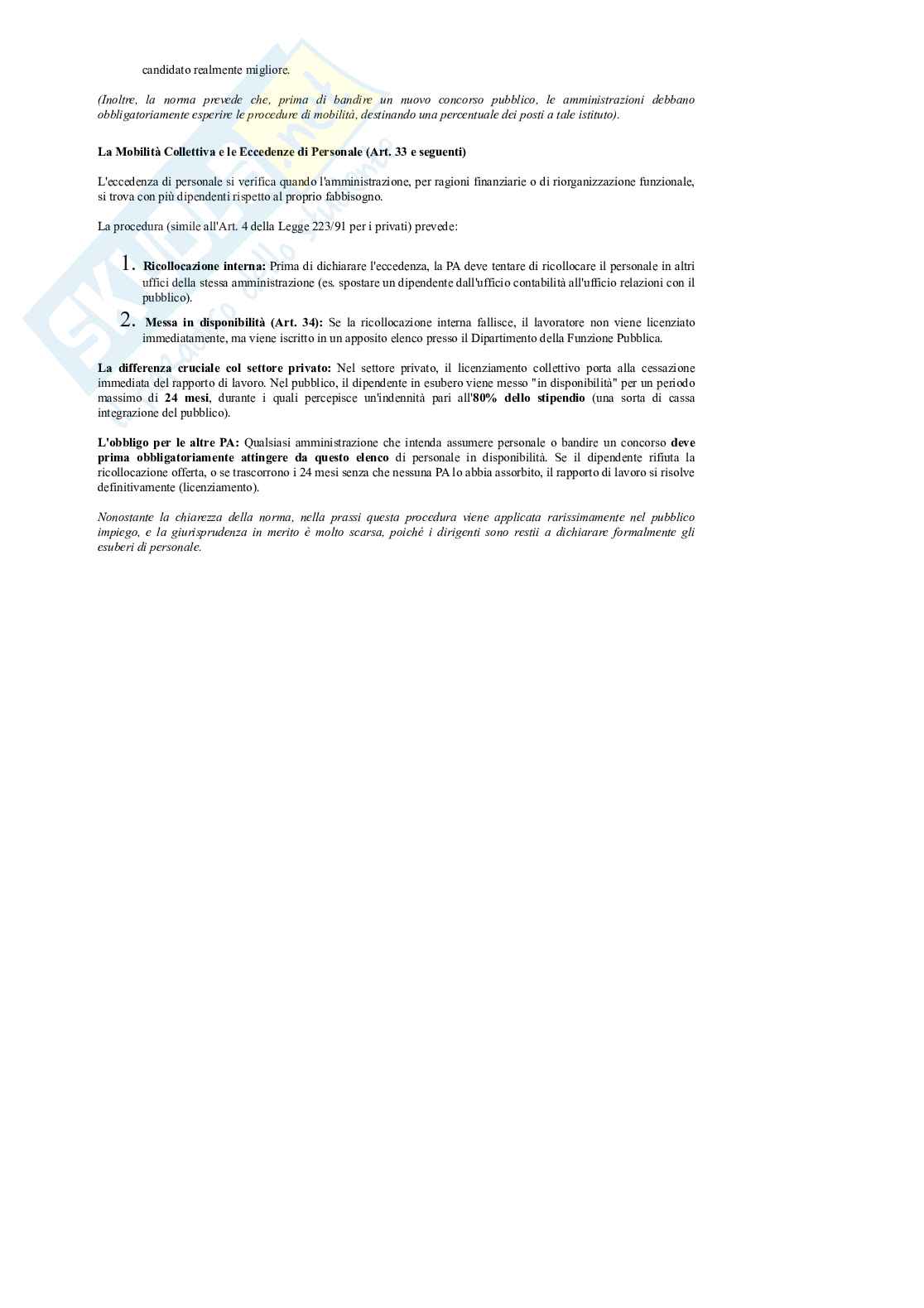Rapporto di lavoro nel settore pubblico  Pag. 26