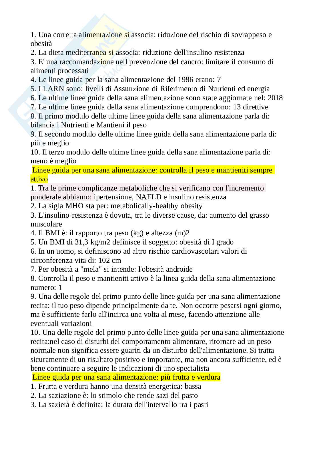Paniere Scienze tecniche dietetiche applicate, aggiornato e completo. In ordine Pag. 6