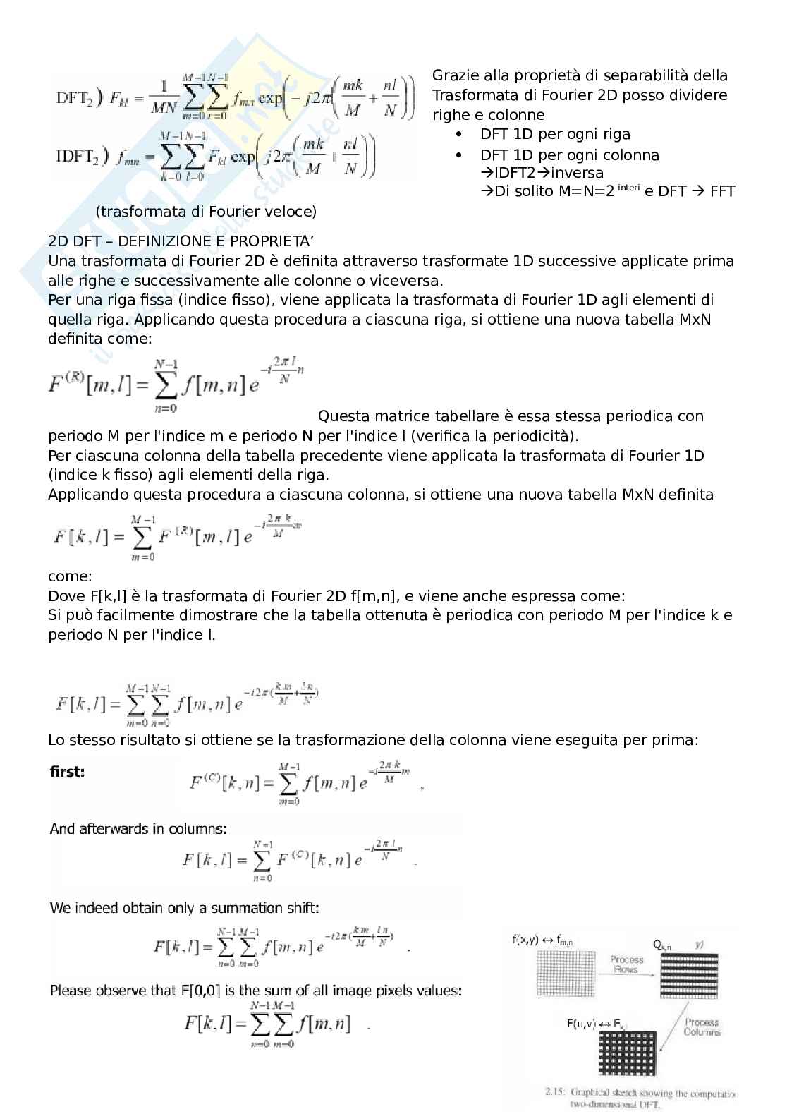 Principi di Bioimmagini Pag. 21