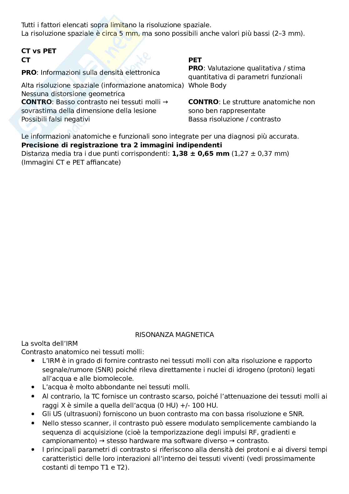 Principi di Bioimmagini Pag. 51