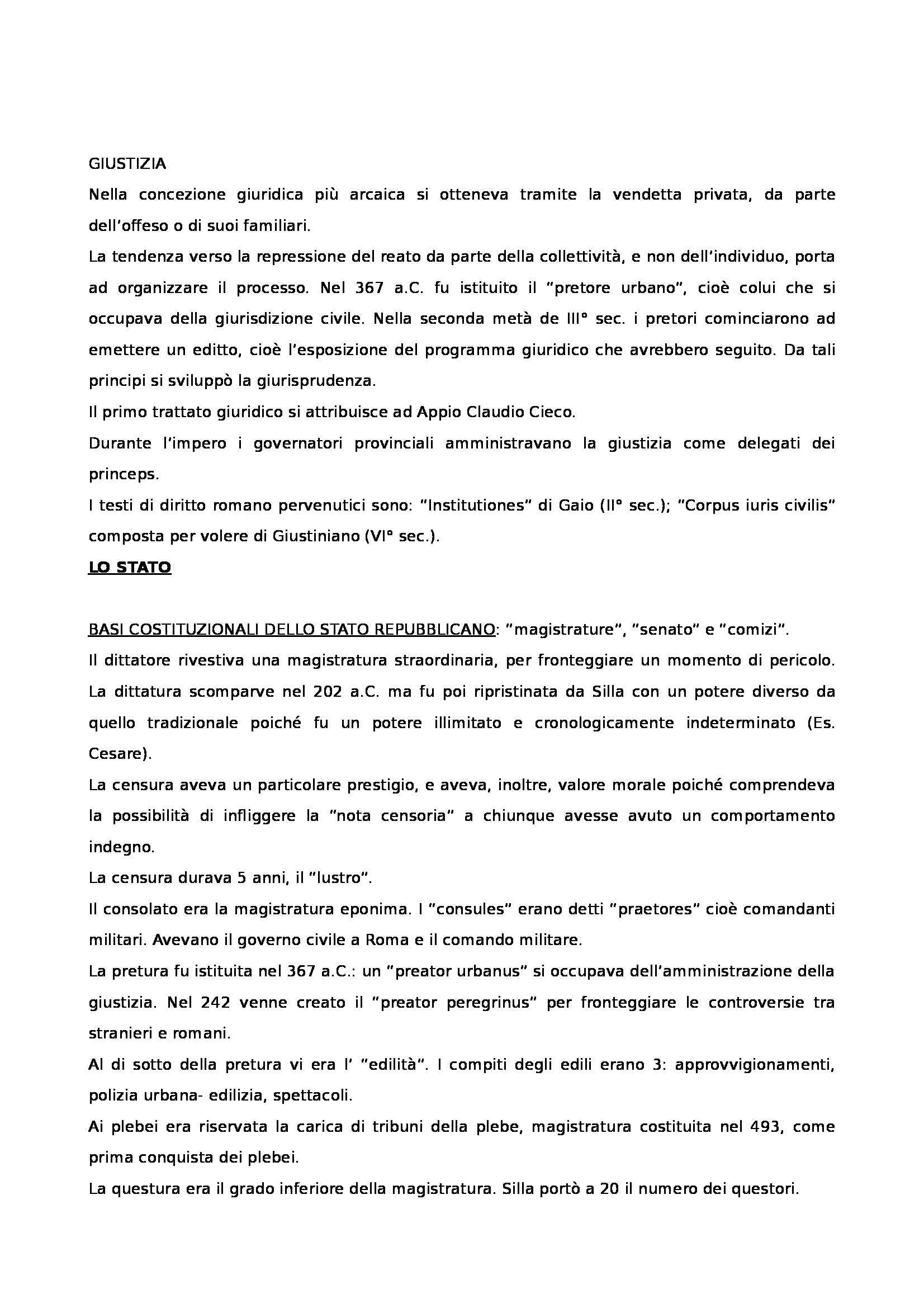 Riassunto esame Storia romana, prof. Messana, libro consigliato Manuale di storia romana, Bessone, Scuderi Pag. 2