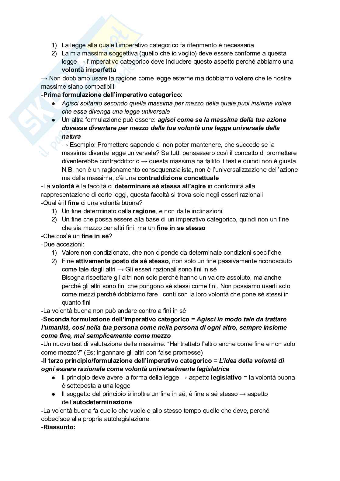 Appunti di lezione di Filosofia morale Pag. 16