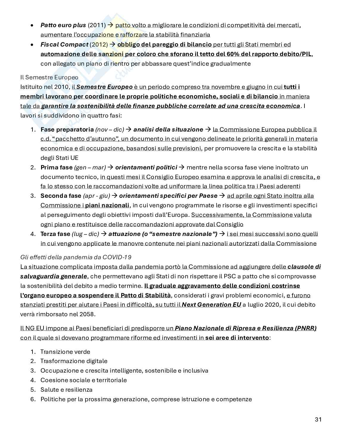 Scienza delle finanze   Pag. 31
