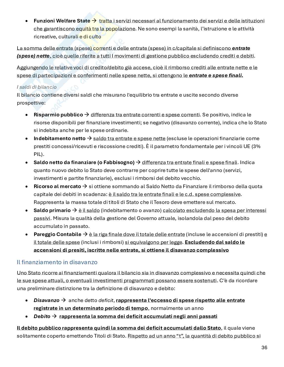 Scienza delle finanze   Pag. 36