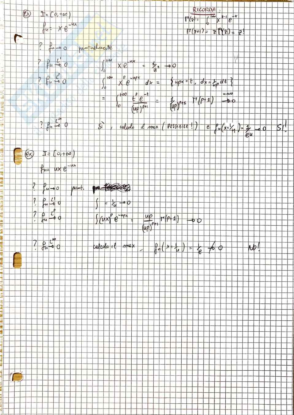 Appunti(ed esercizi) di Analisi III, prof. Filippo Gazzola Pag. 36