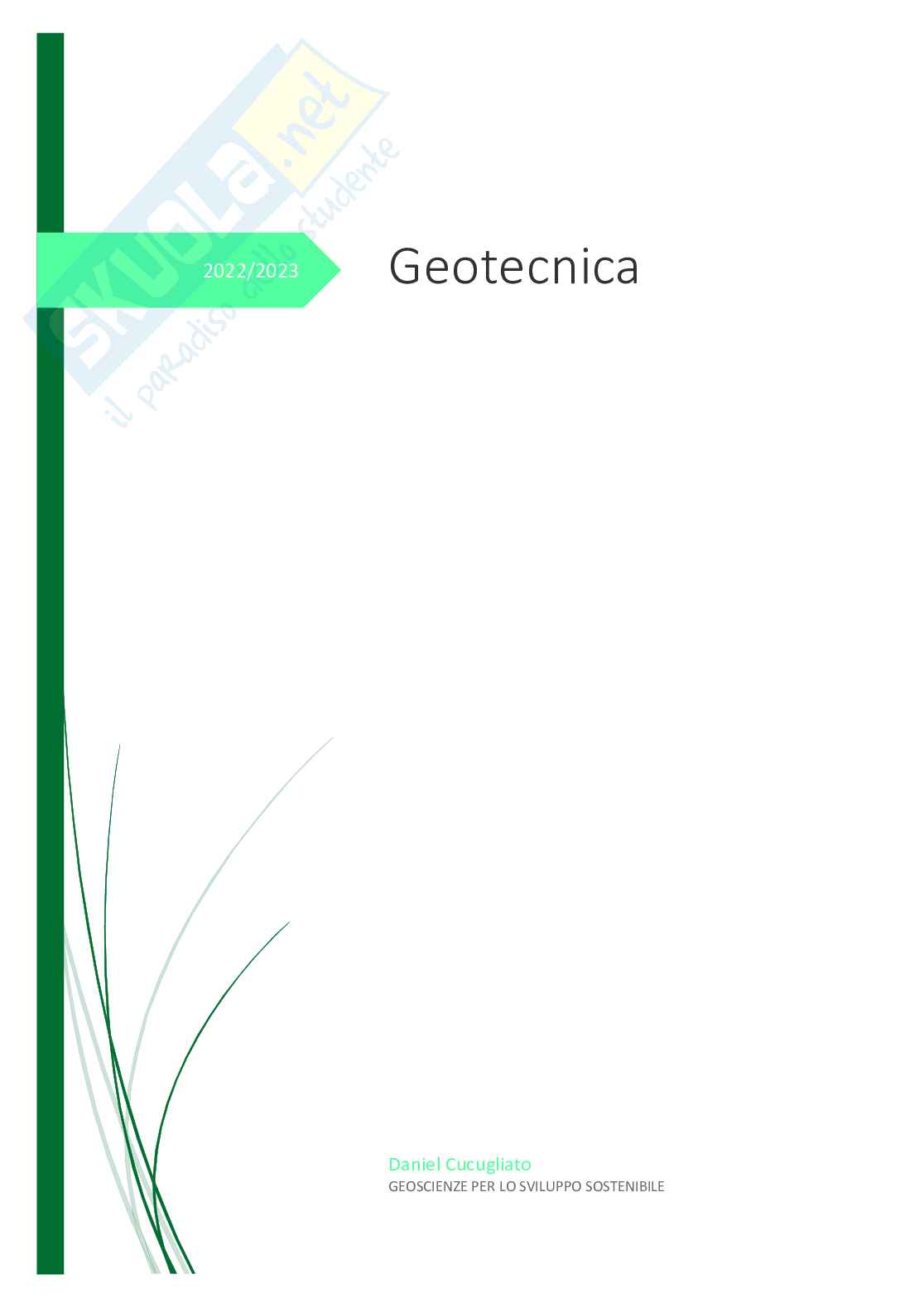 Geotecnica Pag. 1