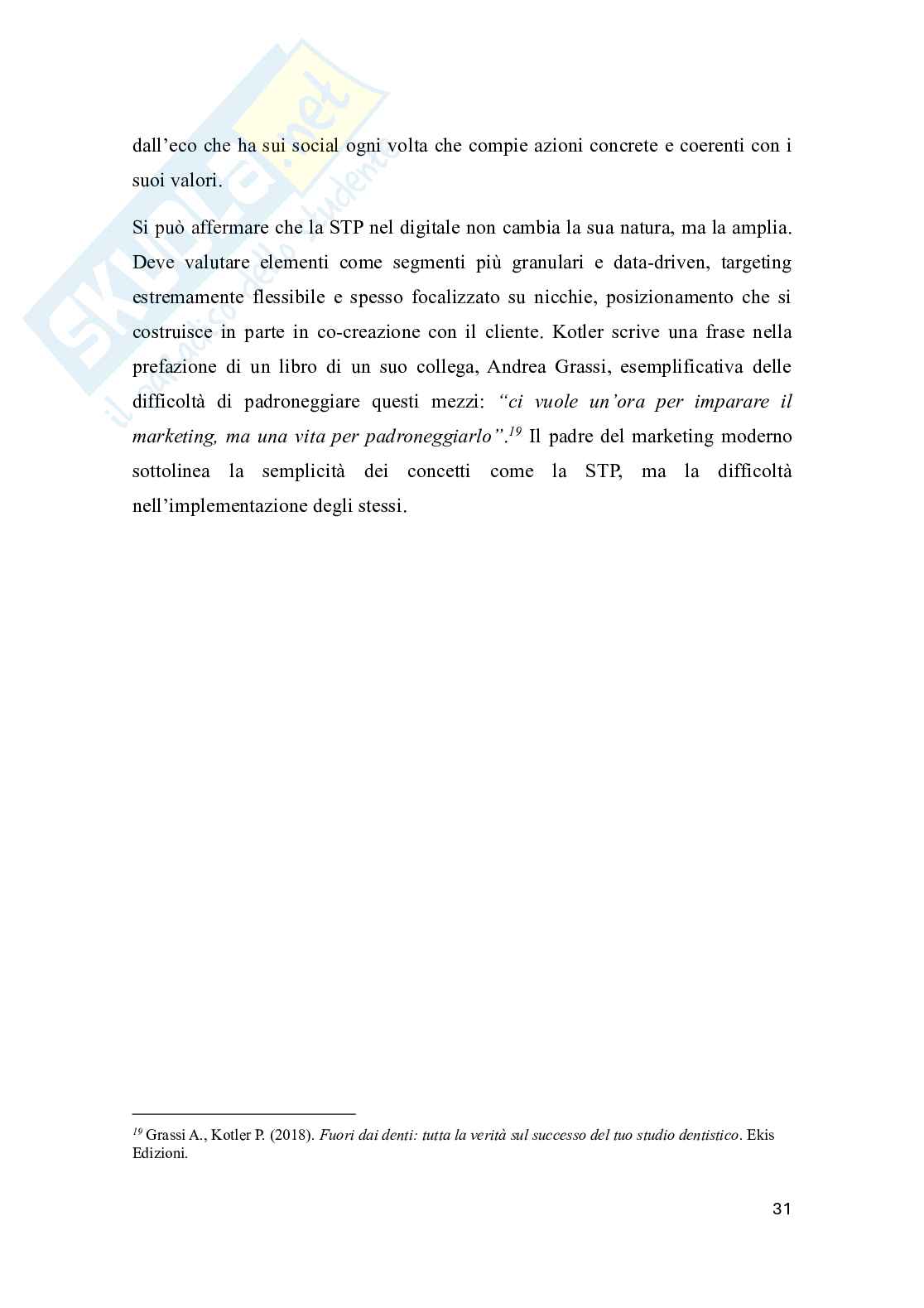 Marketing nell'era digitale: analisi teorica e applicazione nel caso DPI-Smartcare di TopNetwork Pag. 31
