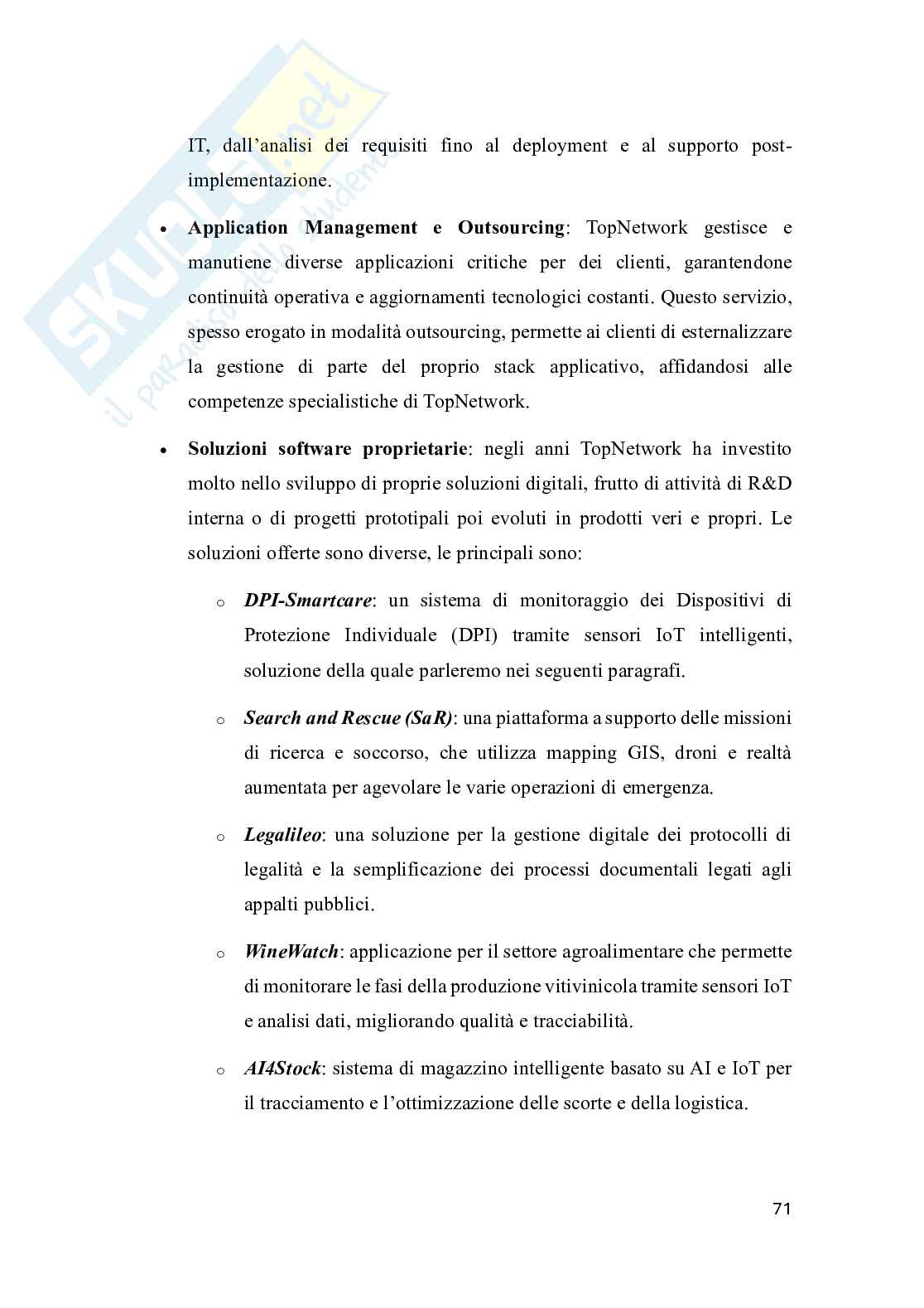 Marketing nell'era digitale: analisi teorica e applicazione nel caso DPI-Smartcare di TopNetwork Pag. 71