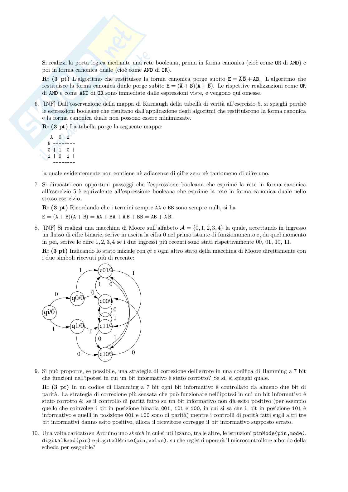 Prove svolte Architettura dei calcolatori Pag. 6