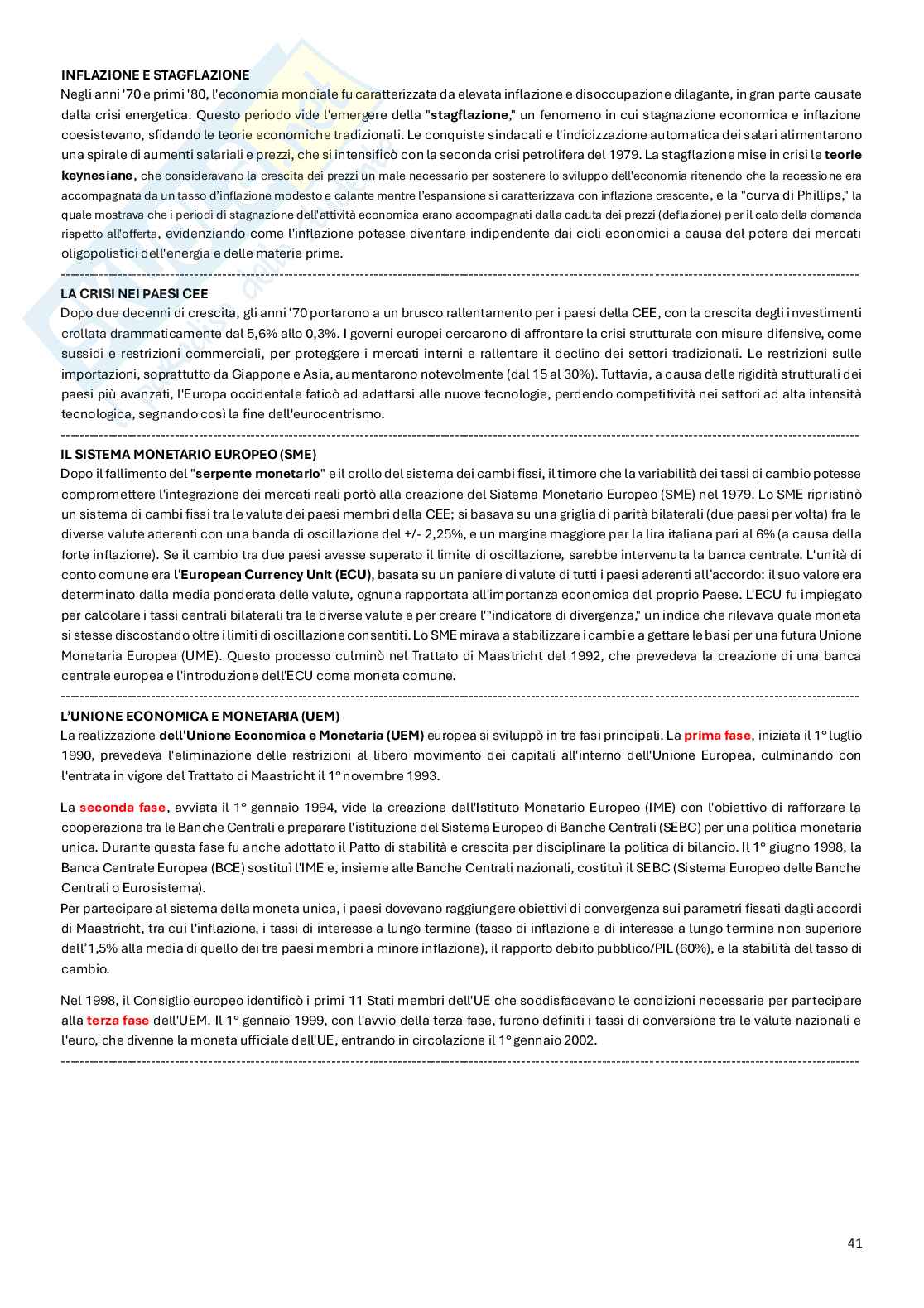 Riassunto esame Storia economica, Prof. Schisani Maria Carmela, libro consigliato Potere e ricchezza, Schisani  Pag. 41