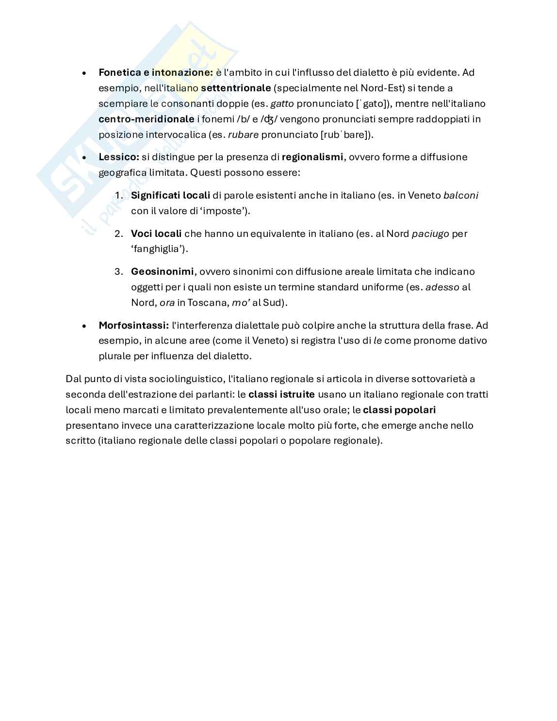 Linguistica italiana: moduli 002-048 Pag. 6