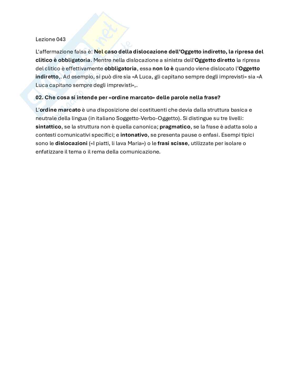 Linguistica italiana: moduli 002-048 Pag. 71