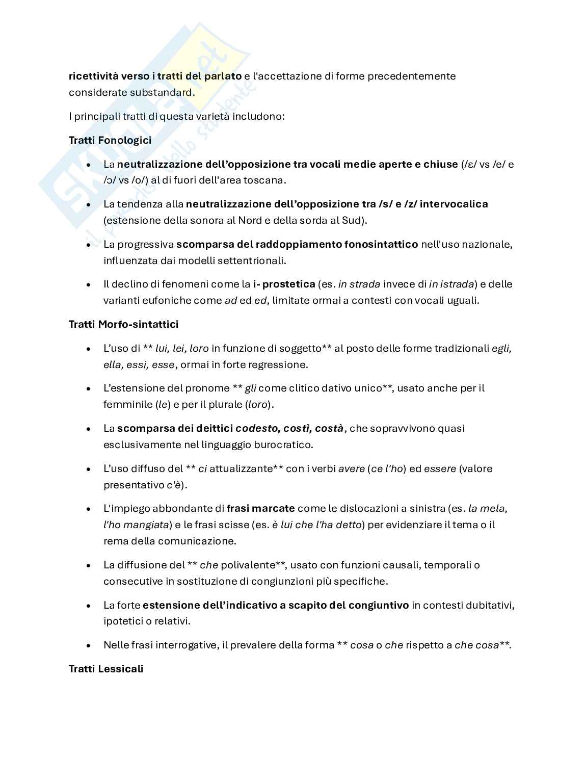 Linguistica italiana: moduli 002-048 Pag. 76