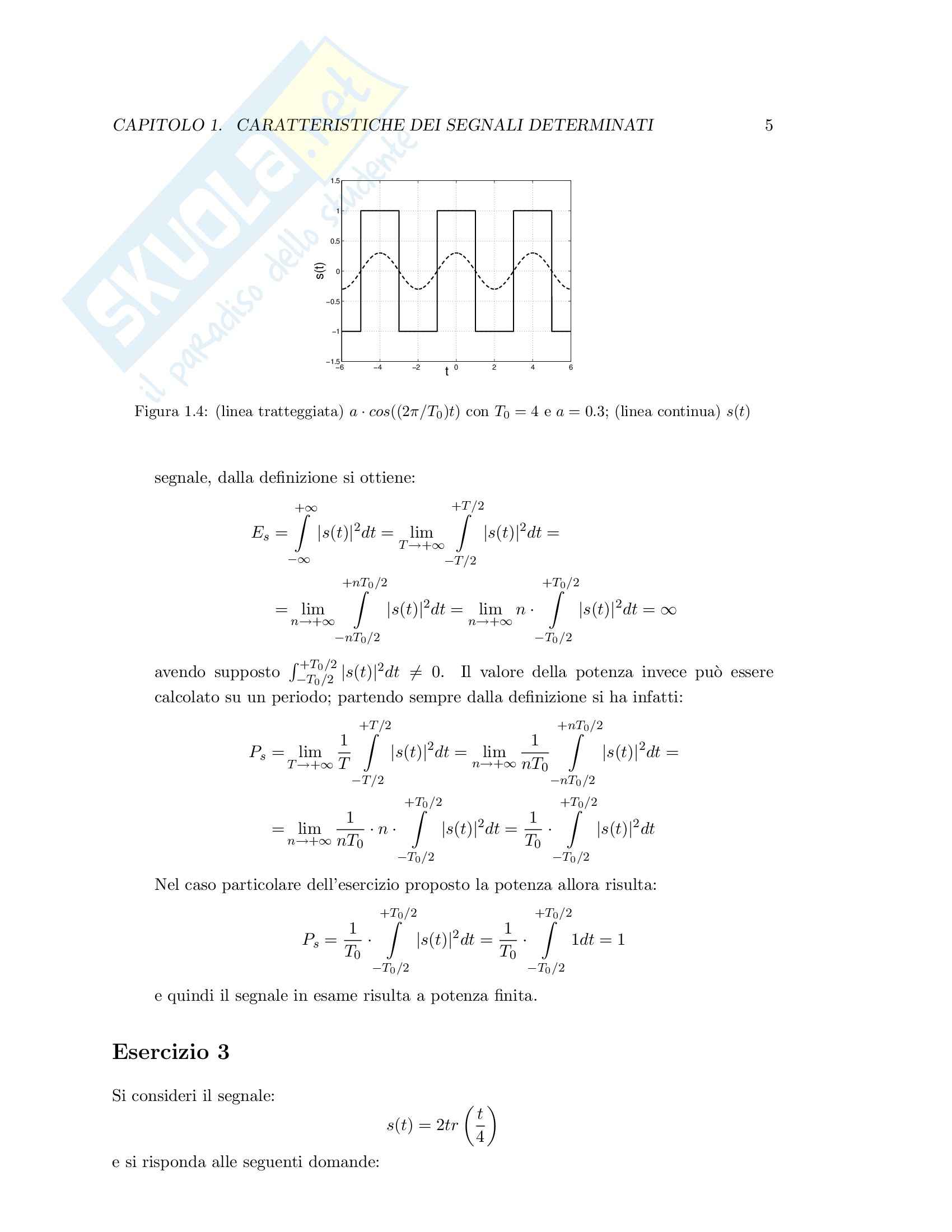 Teoria dei segnali - esercizi svolti Pag. 11