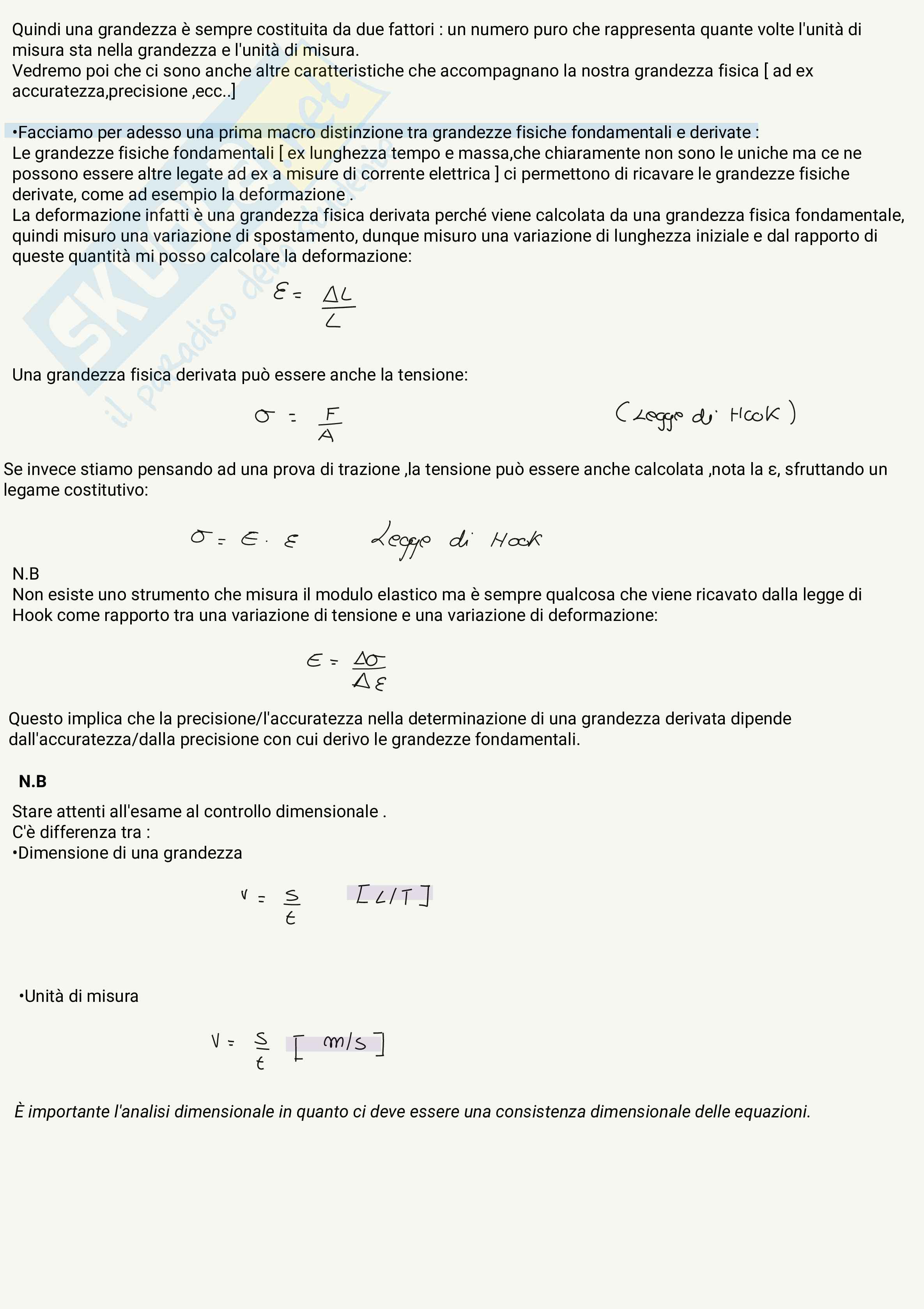 Appunti Diagnostica e sperimentazione delle strutture Pag. 2
