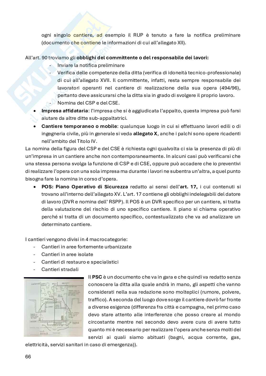 Appunti Organizzazione del cantiere Pag. 66