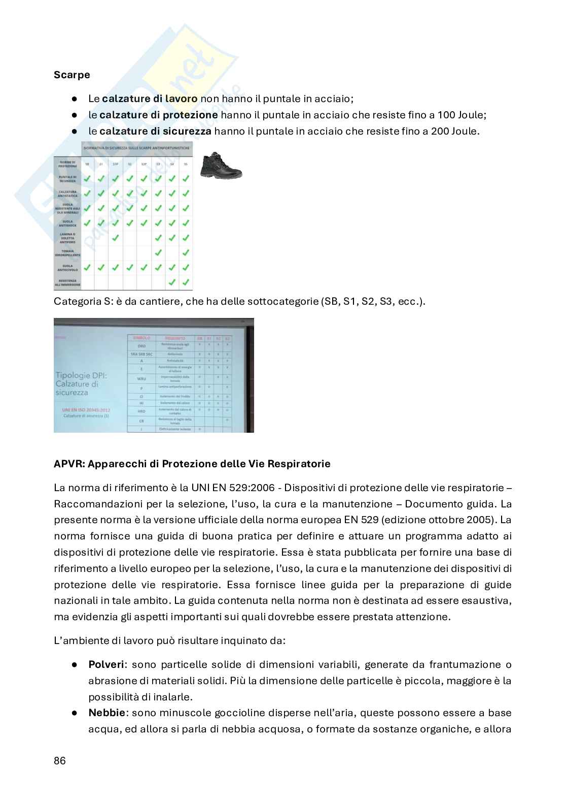 Appunti Organizzazione del cantiere Pag. 86