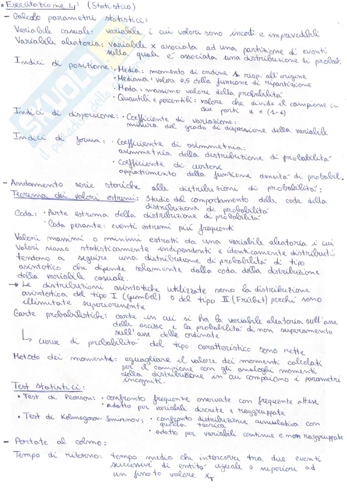 Appunti di Idrologia per esame smart Pag. 2