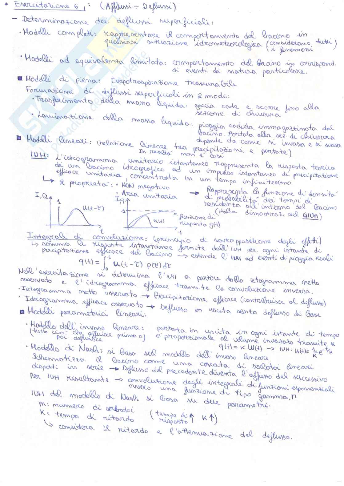 Appunti di Idrologia per esame smart Pag. 6