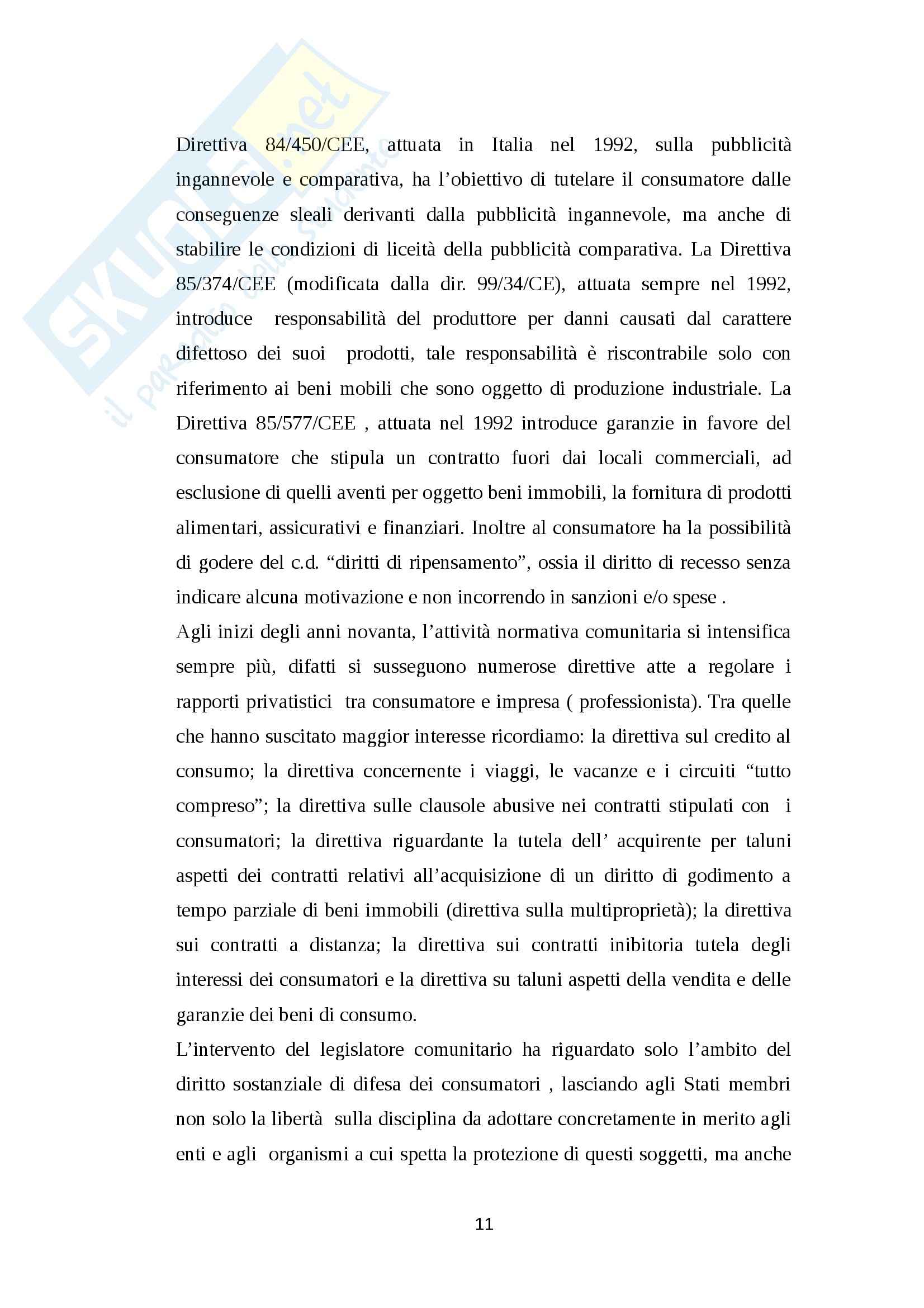 Diritto privato - consumerism Pag. 11