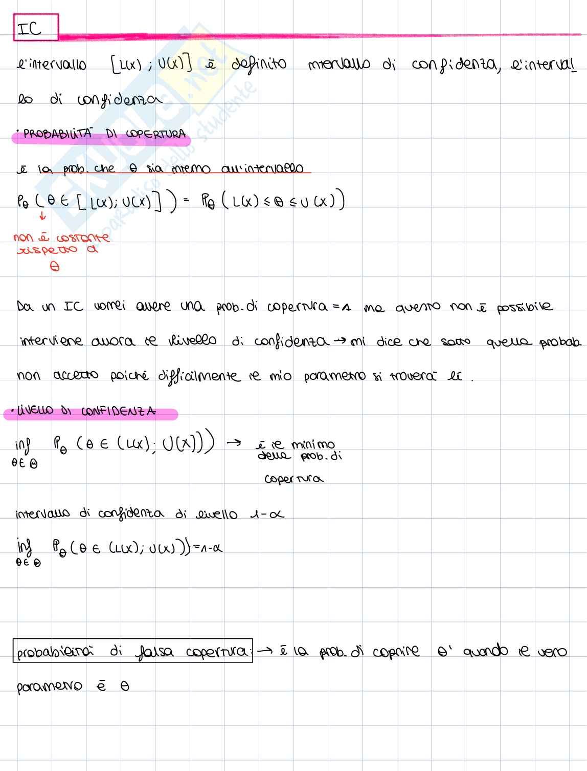 Seconda parte programma di Inferenza statistica Pag. 6