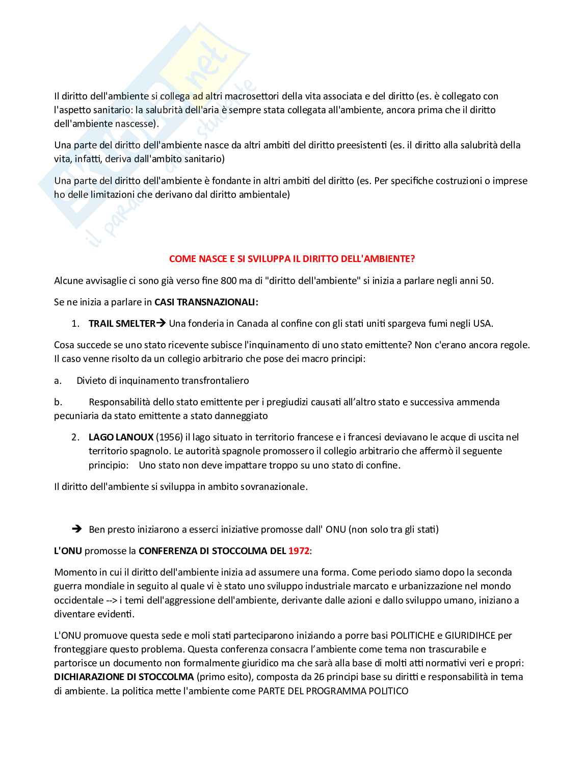 Elementi di diritto dell'ambiente Pag. 2