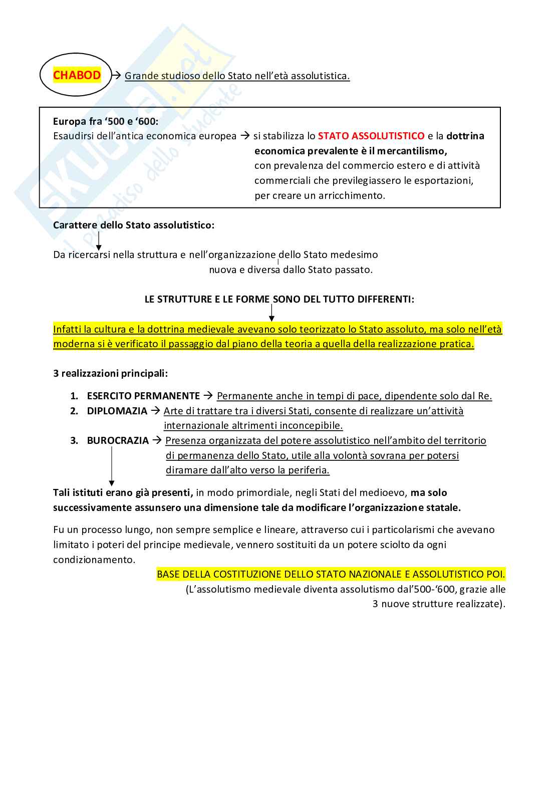 Storia del pensiero economico - Appunti completi Pag. 6