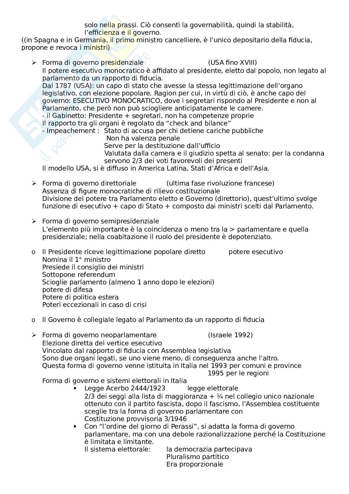 Riassunto esame Diritto pubblico, Prof. Cosulich Matteo, libro consigliato Introduzione allo studio del diritto pubblico e delle sue fonti , Groppi, Simoncini Pag. 21