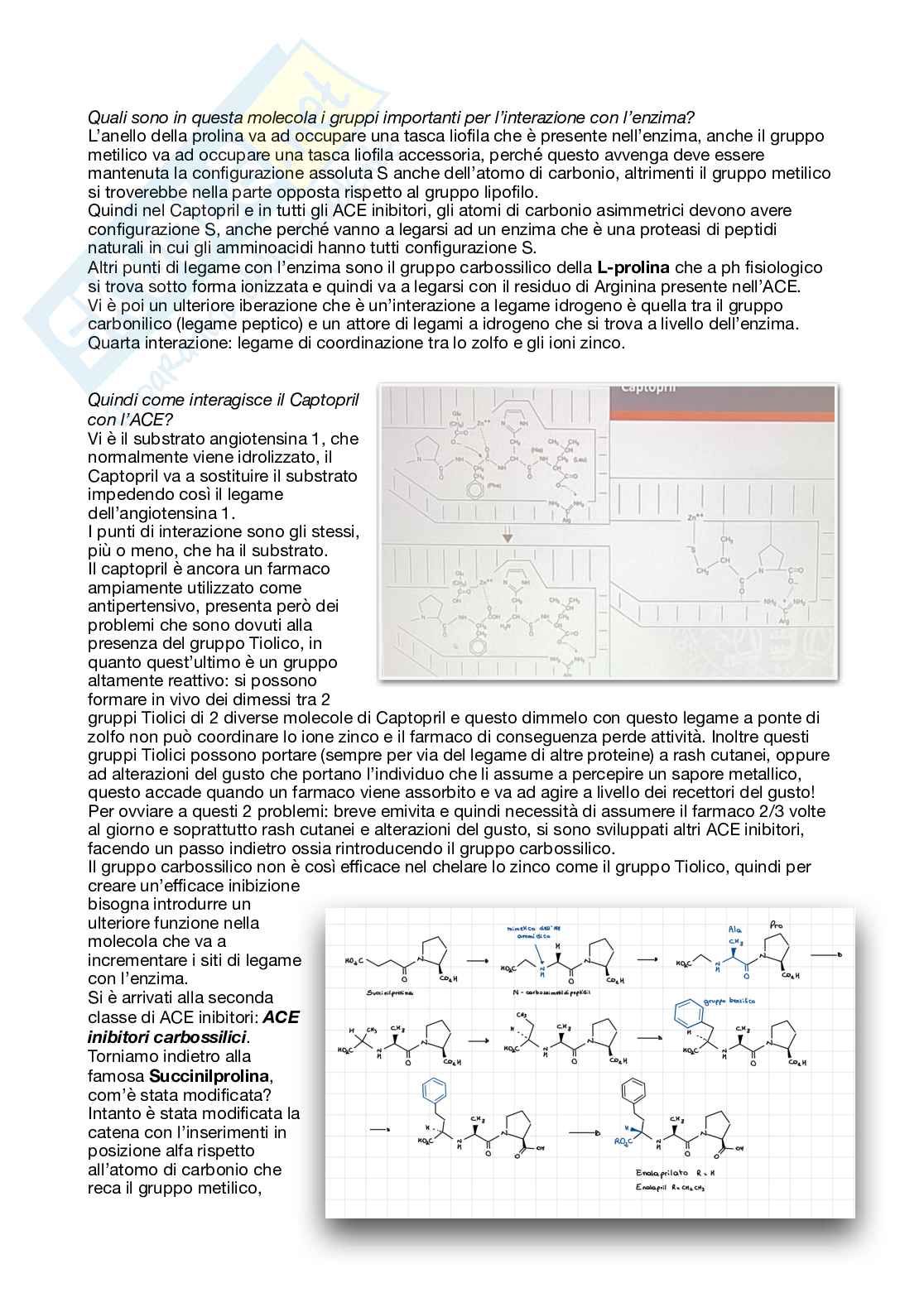 Apputi esame lezioni 23 su 33 di Chimica farmaceutica e tossicologica 2  Pag. 6