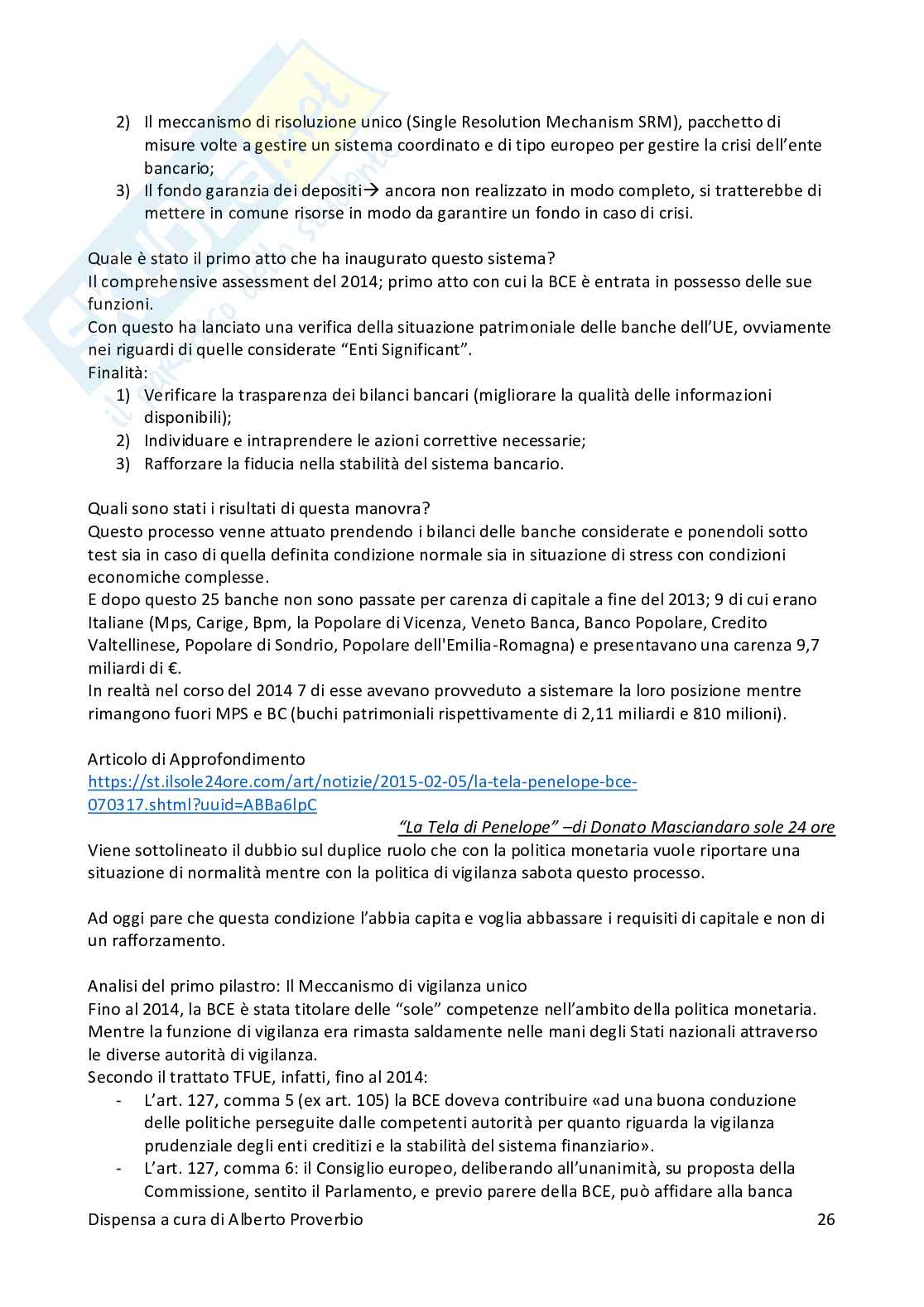 Appunti completi Legislazione Bancaria Pag. 26