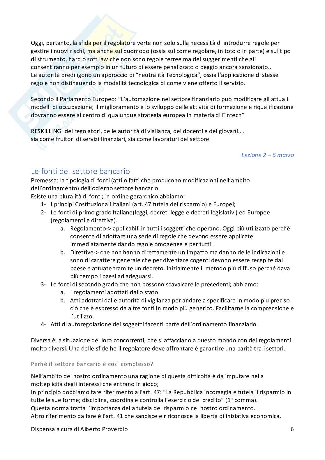 Appunti completi Legislazione Bancaria Pag. 6
