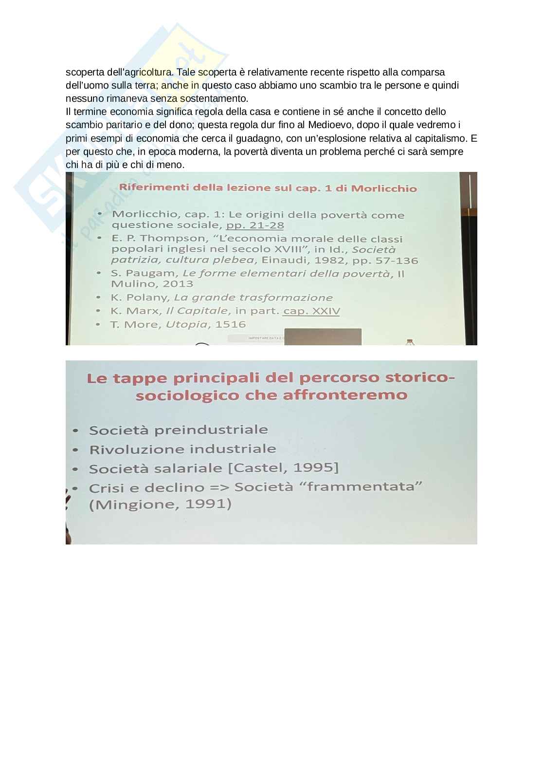 Appunti per l’esame Sociologia del territorio Pag. 2