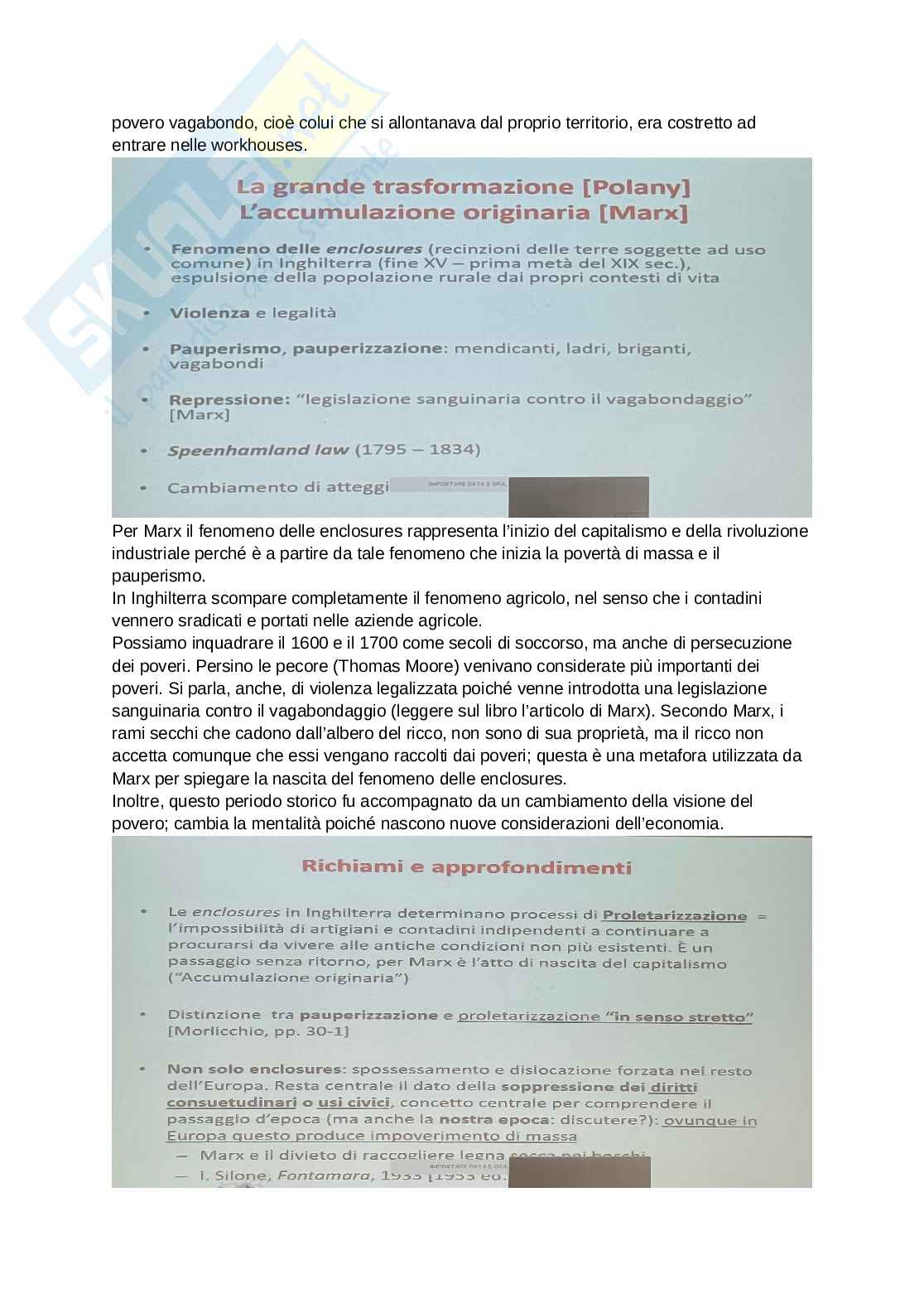 Appunti per l’esame Sociologia del territorio Pag. 6