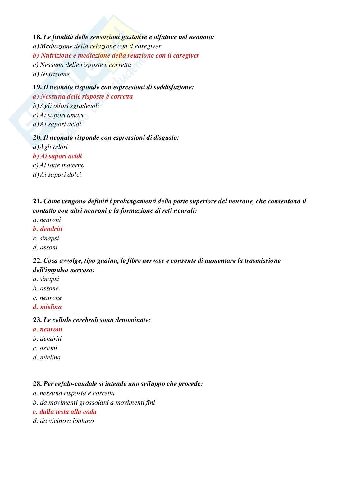 Paniere Psicologia del ciclo di vita Pag. 21
