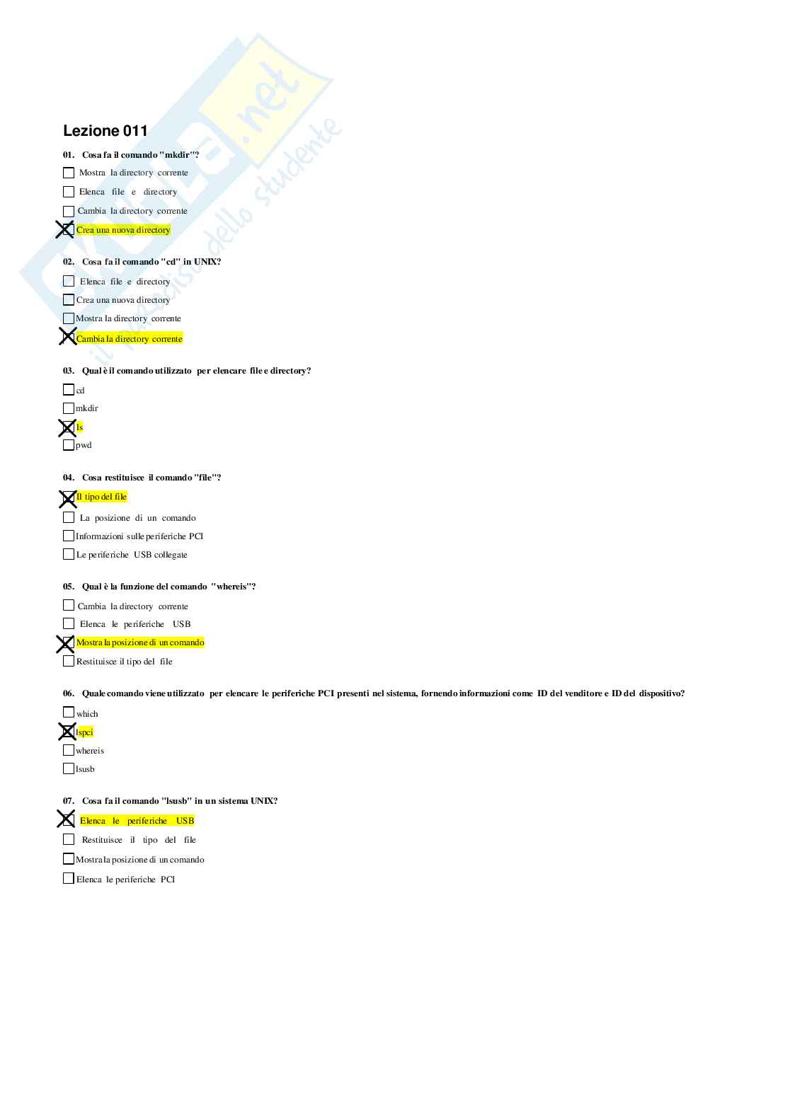 Risposte domande chiuse Linux e Reti aggiornate 2026  Pag. 16