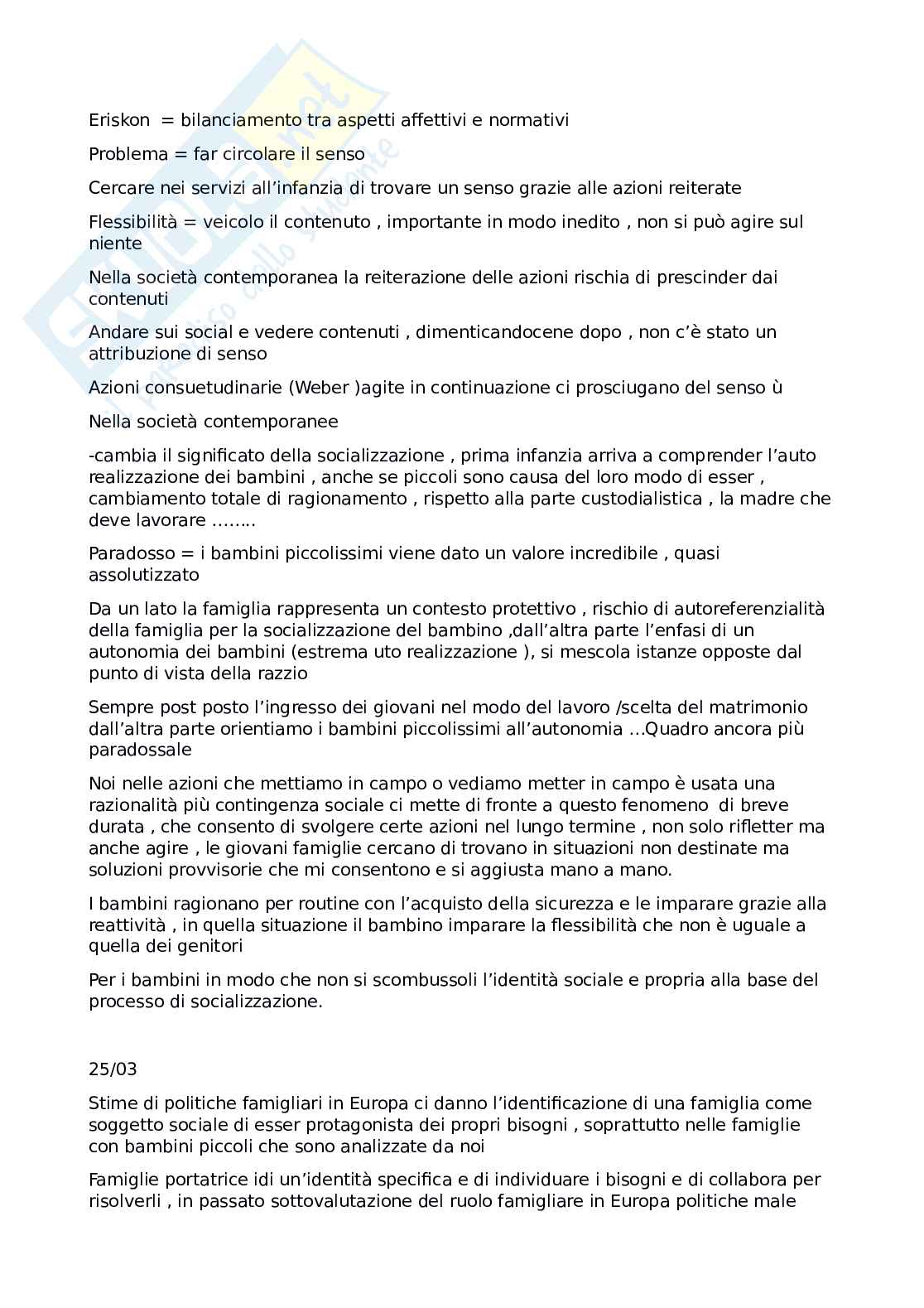 Sociologia dei processi associativi della comunità per l'infanzia Pag. 56