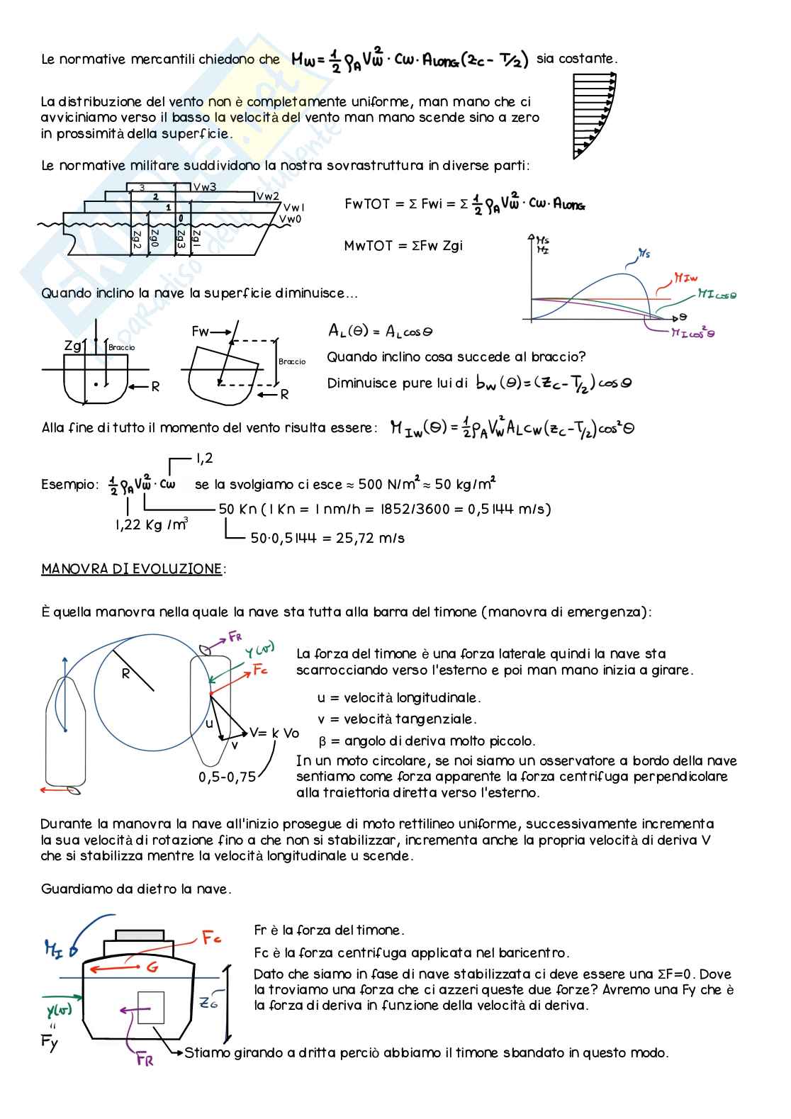 Appunti di Statica della nave - Parte 3 Pag. 2