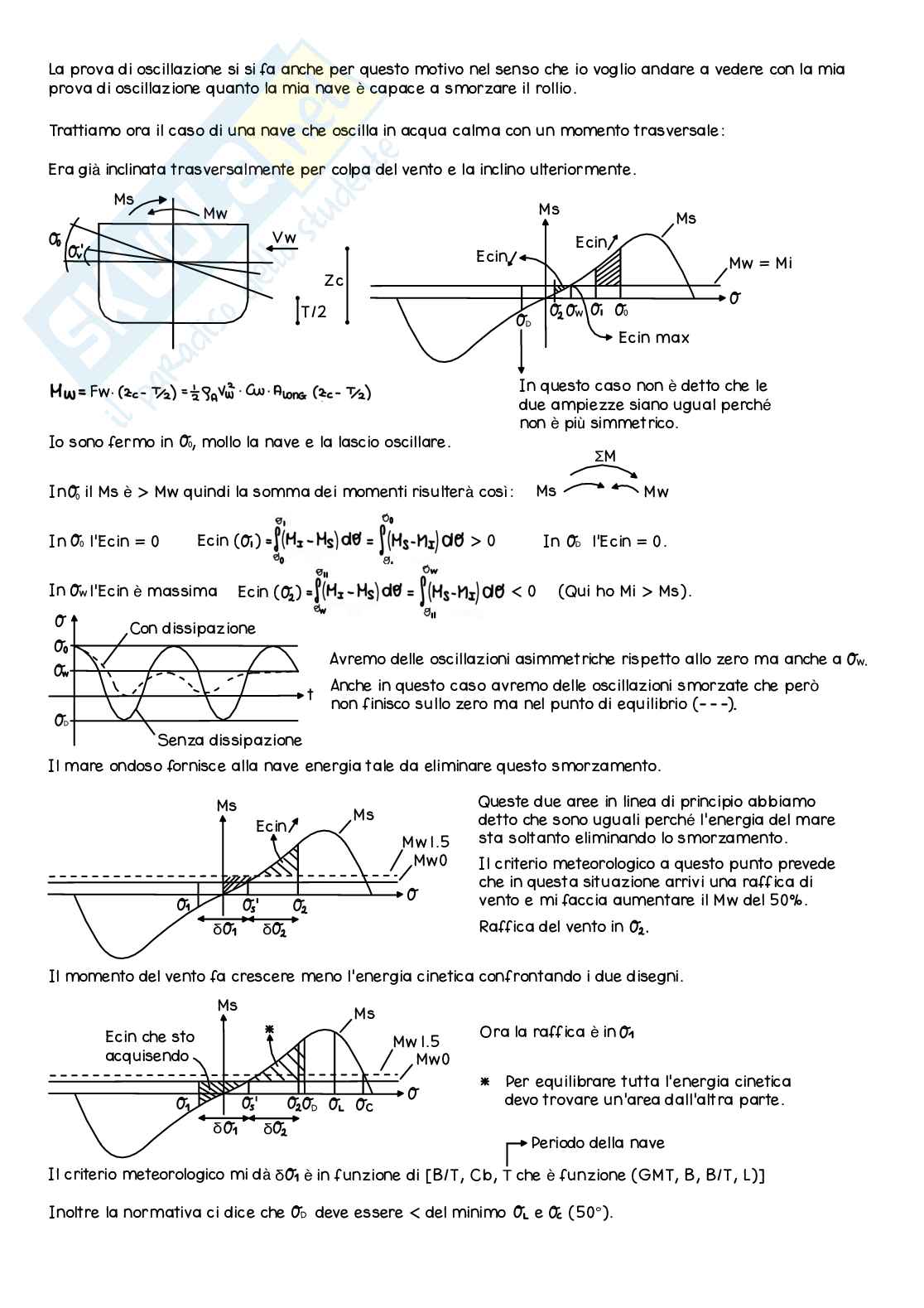 Appunti di Statica della nave - Parte 3 Pag. 6