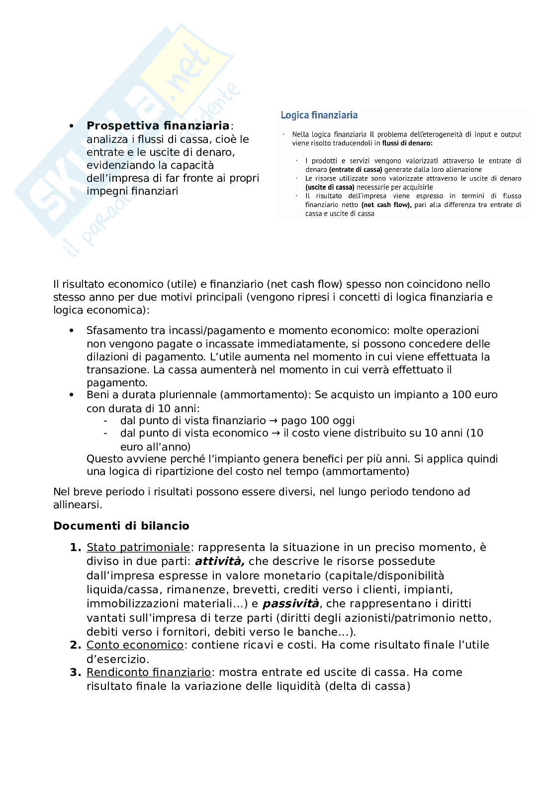 Introduzione + stato patrimoniale Pag. 16