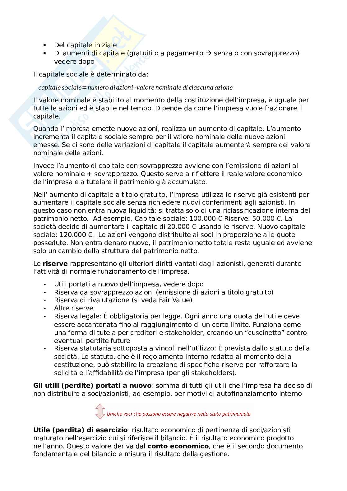 Introduzione + stato patrimoniale Pag. 26
