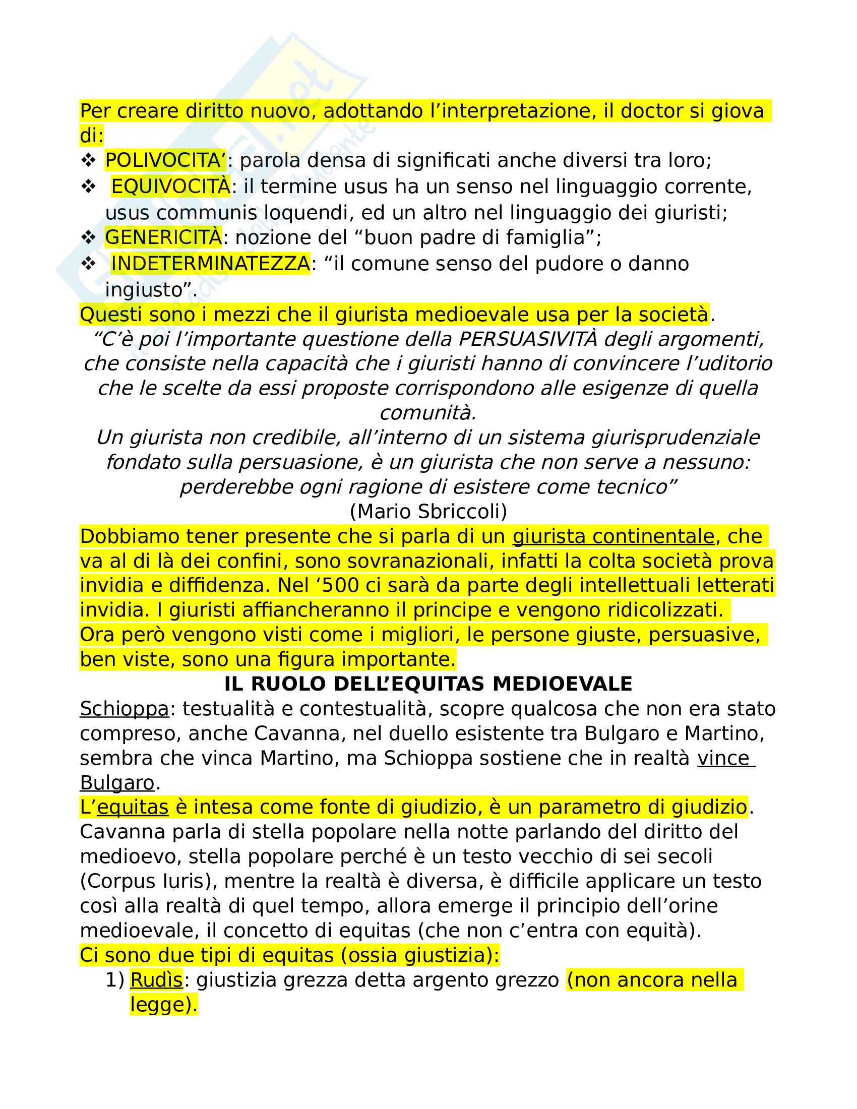 Appunti per esame Storia del diritto medievale e moderno Pag. 36