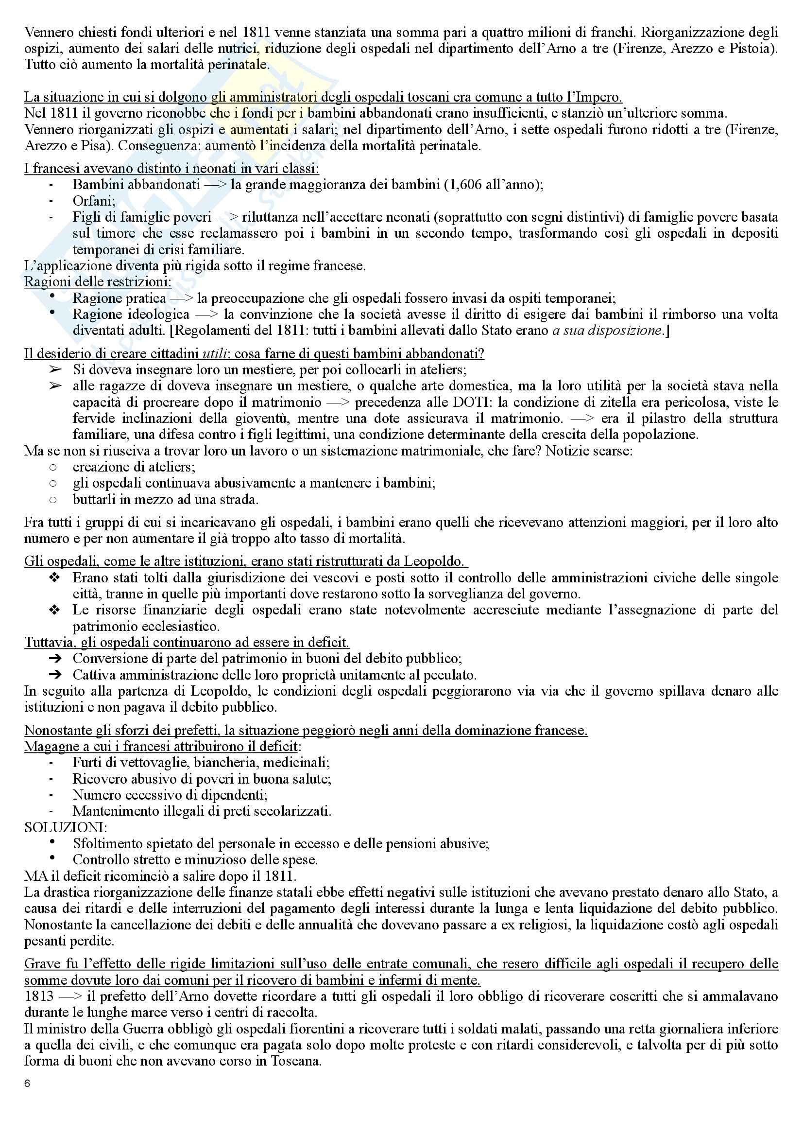 Riassunto esame Storia, prof. Levati, libro consigliato Porca Miseria. Poveri e assistenza nell'età modern, Woolf Pag. 6