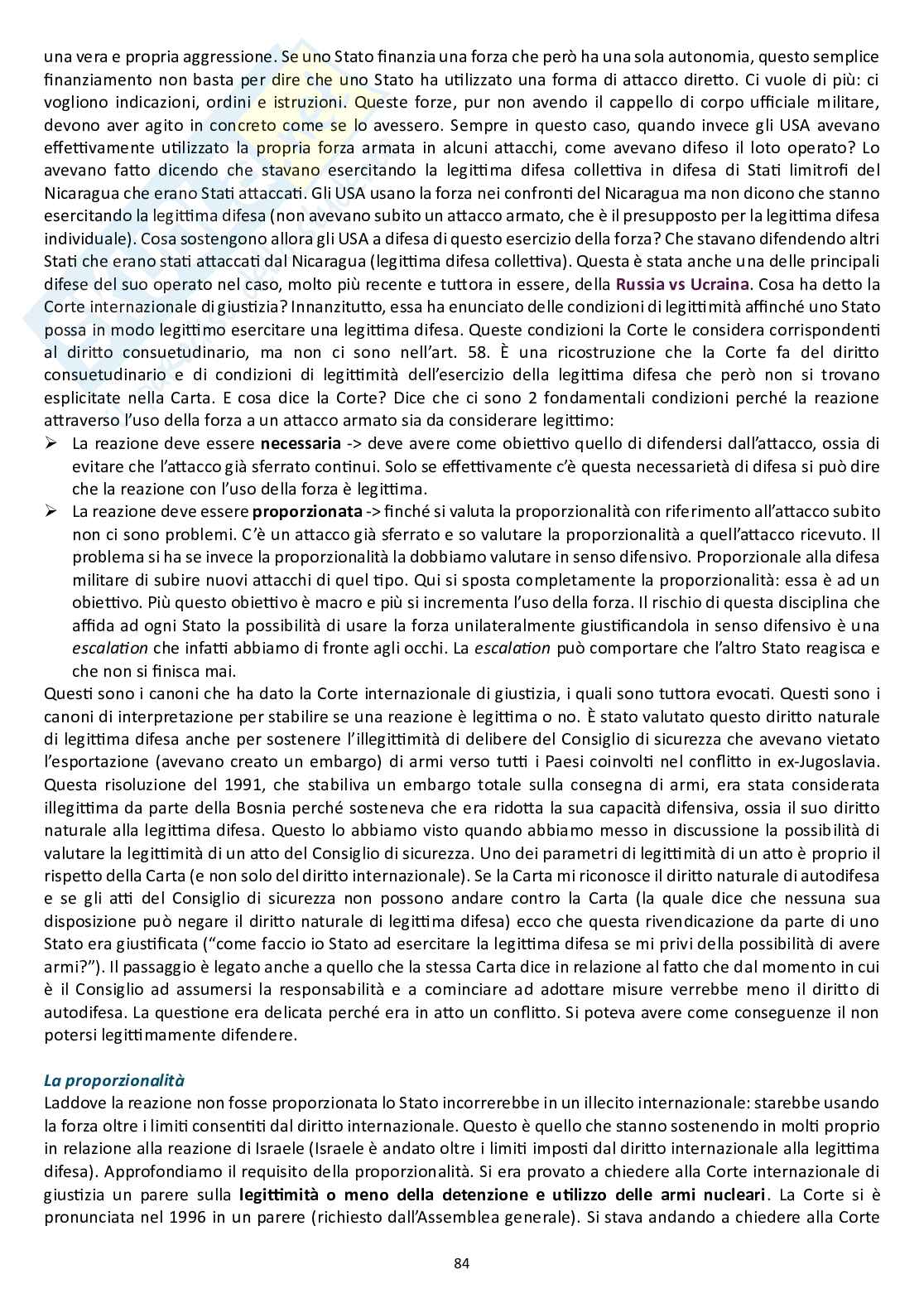 Appunti delle lezioni di Diritto internazionale - ONU   Pag. 21
