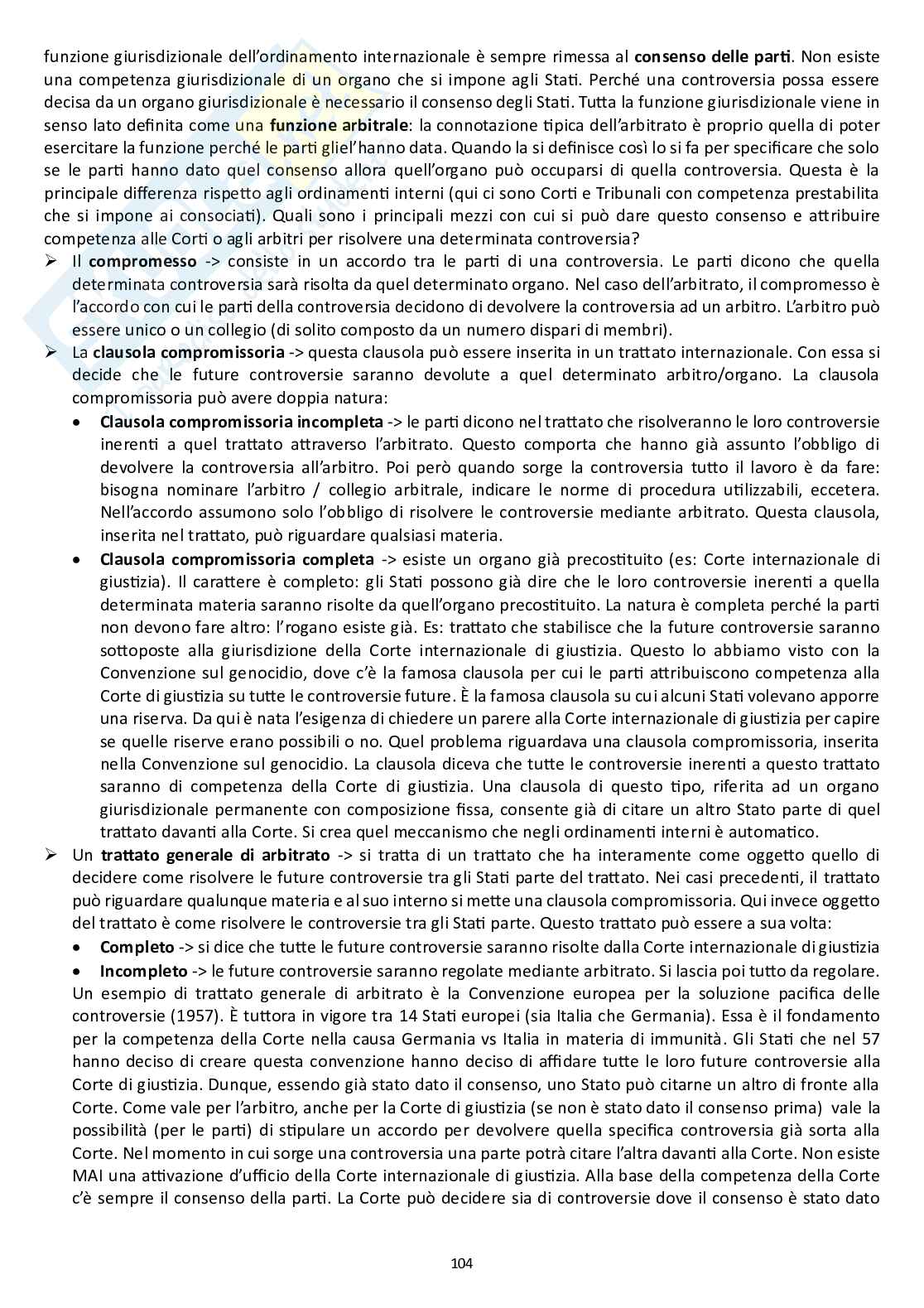 Appunti delle lezioni di Diritto internazionale - ONU   Pag. 41
